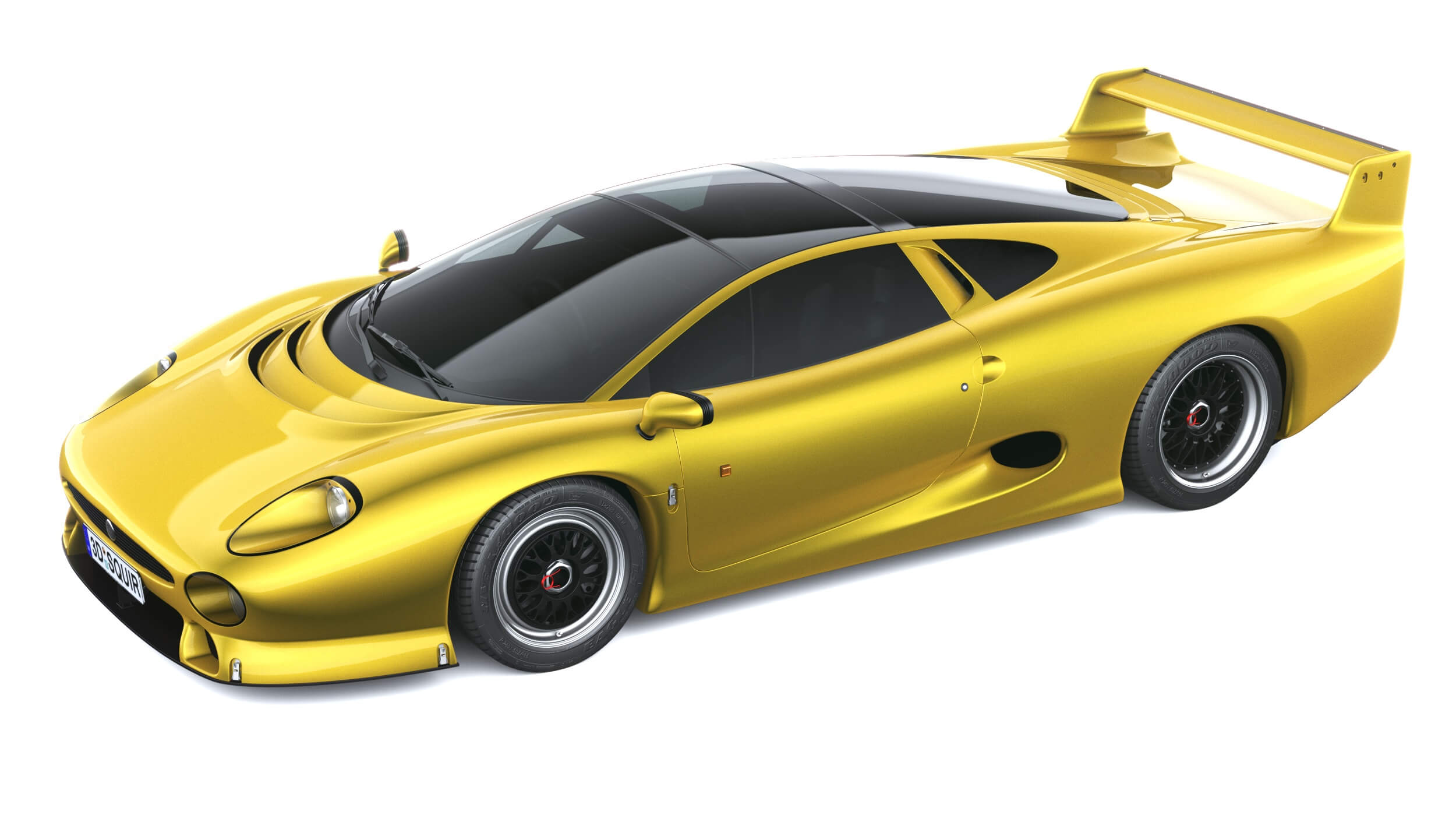 Jaguar XJ220 S 1992 3D Model