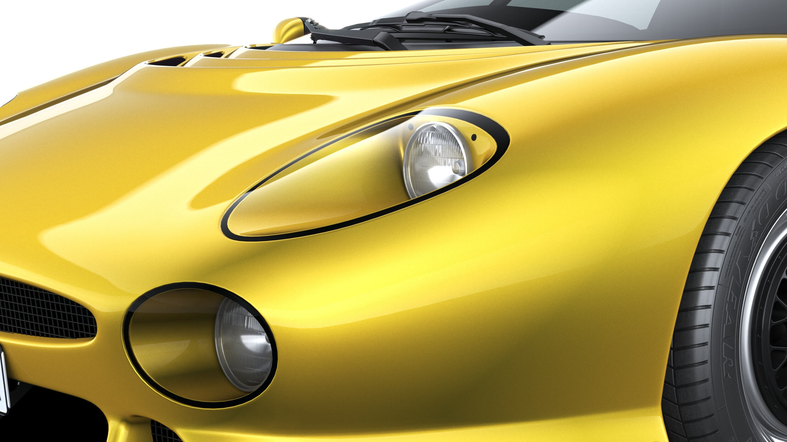 Jaguar XJ220 S 1992 3D Model