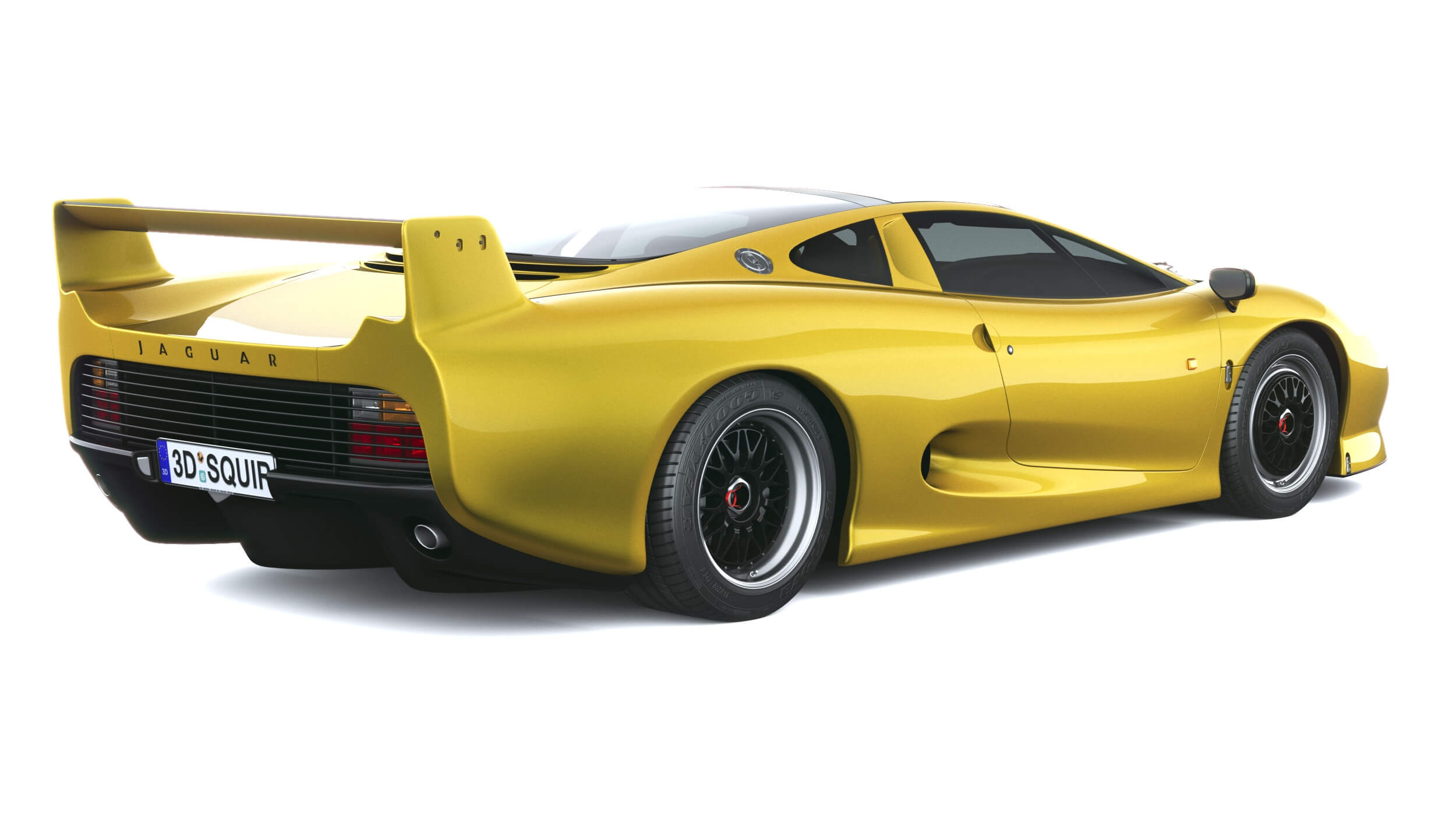 Jaguar XJ220 S 1992 3D Model