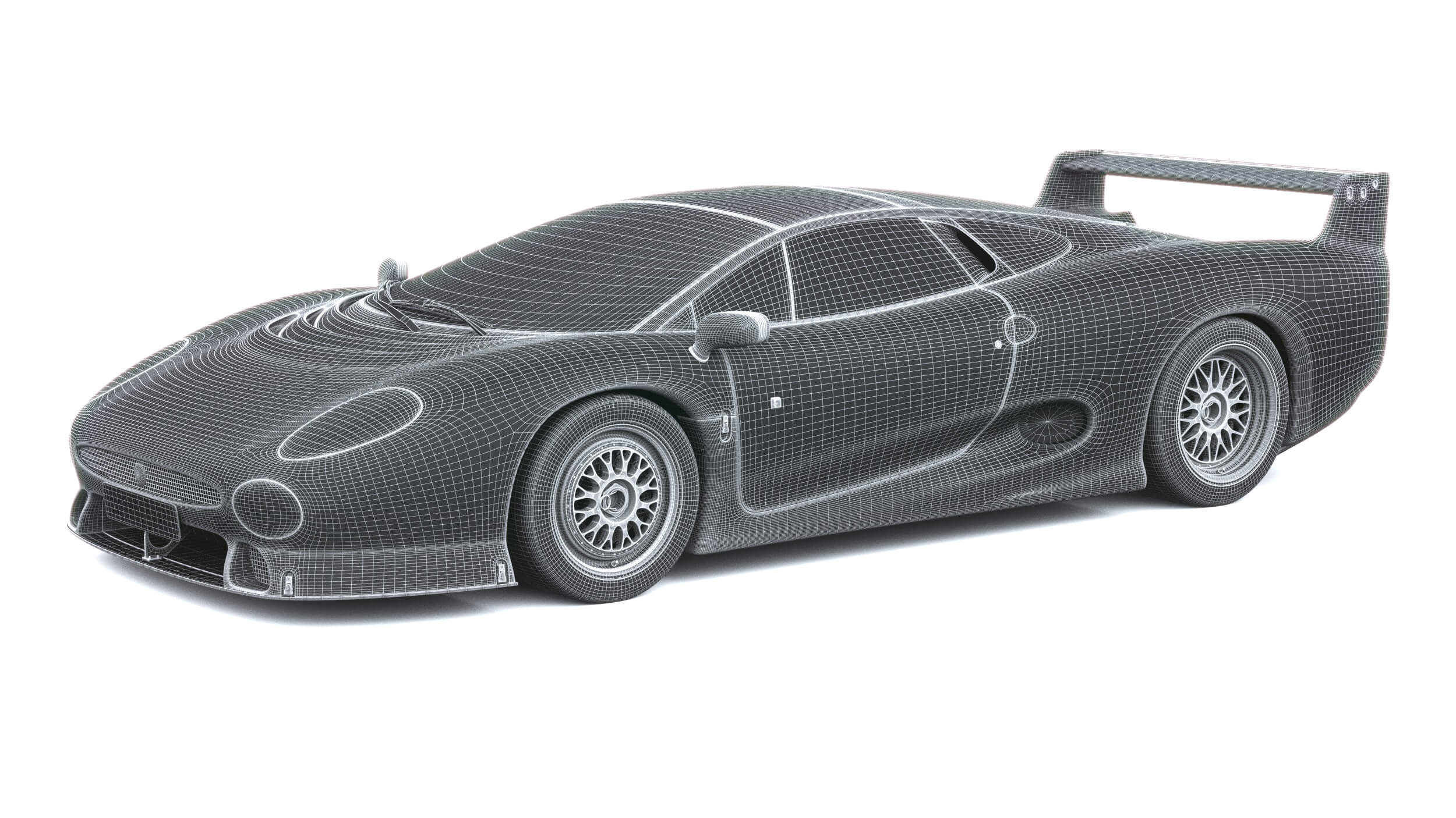 Jaguar XJ220 S 1992 3D Model