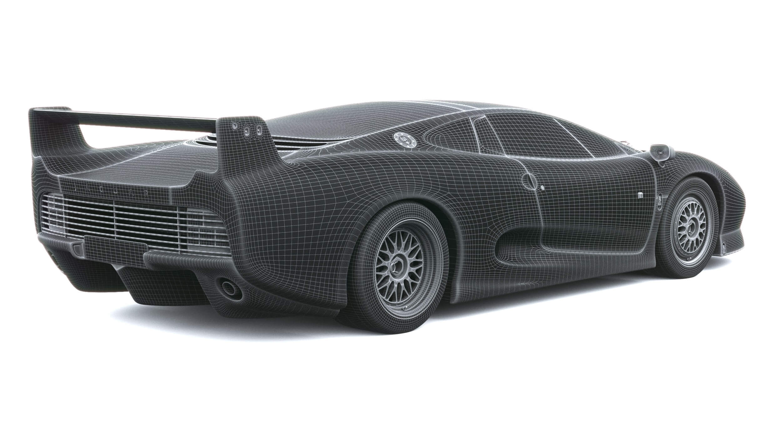 Jaguar XJ220 S 1992 3D Model