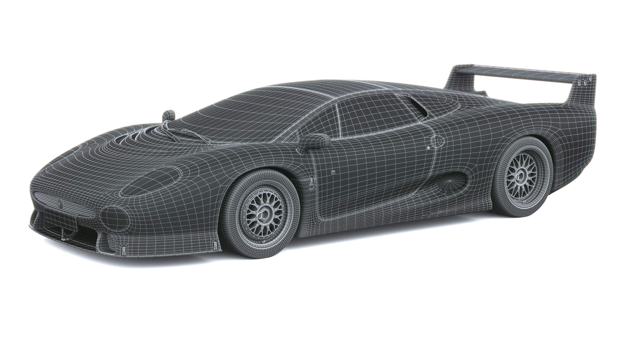 Jaguar XJ220 S 1992 3D Model