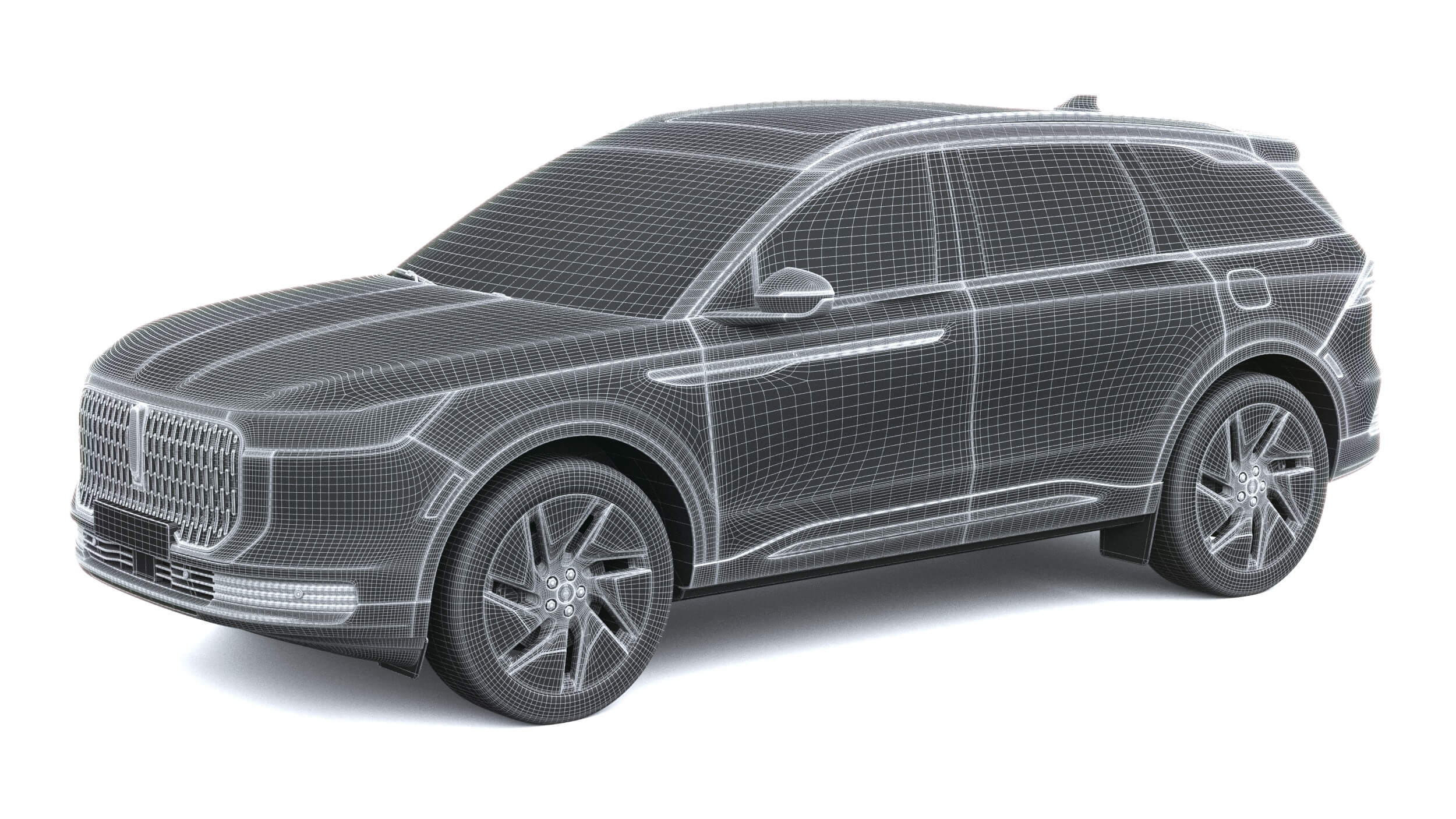Lincoln Nautilus 2027 3D Model