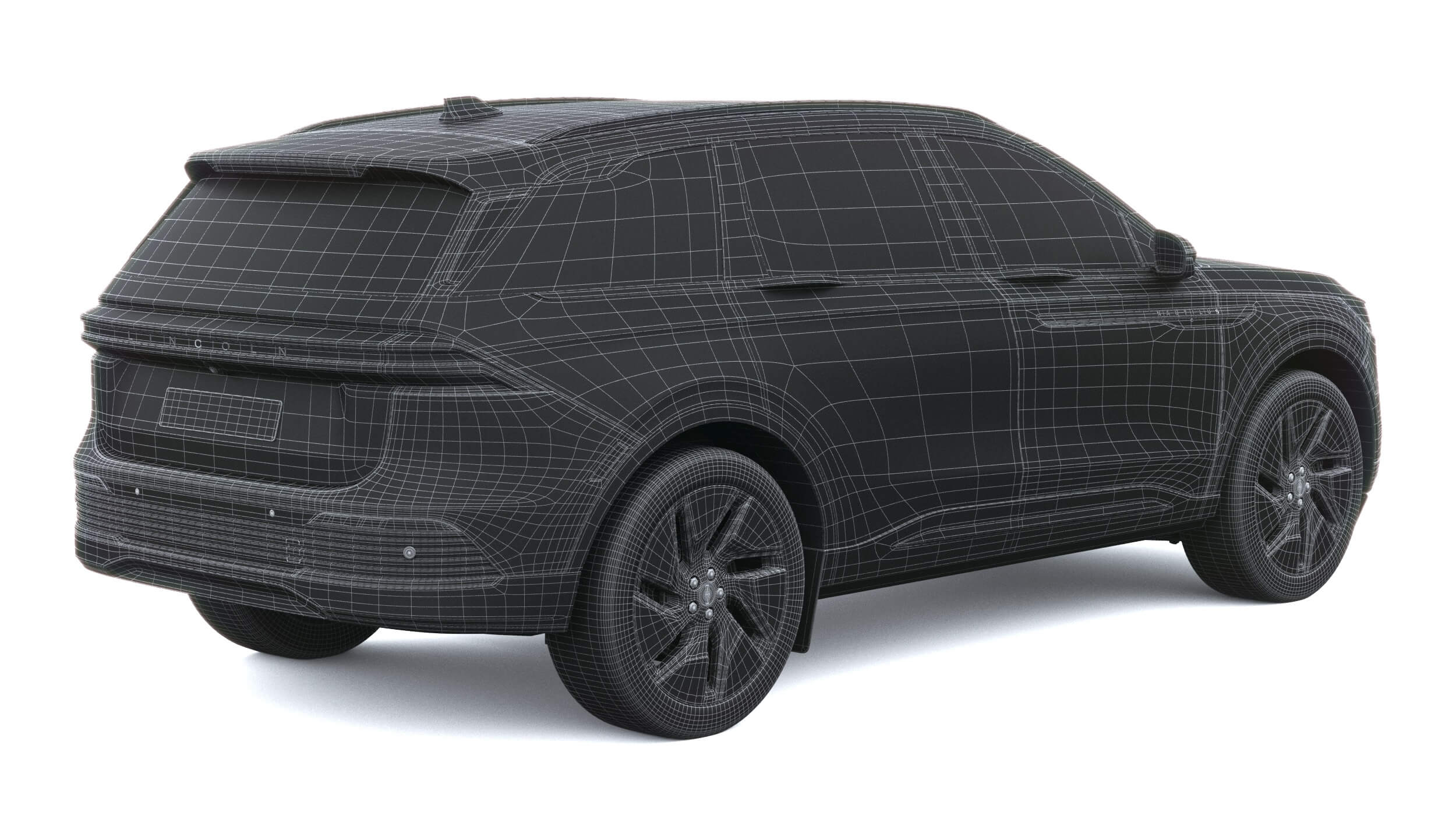 Lincoln Nautilus 2027 3D Model