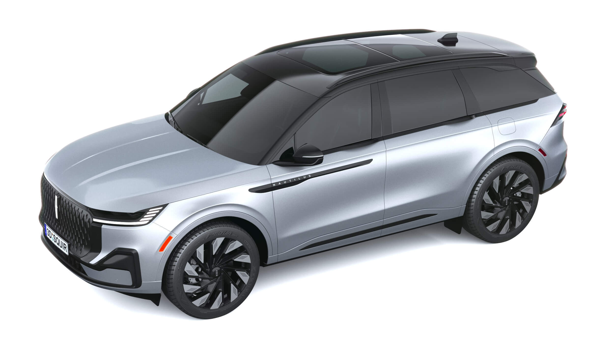 Lincoln Nautilus Jet Appearance 2027 3D Model