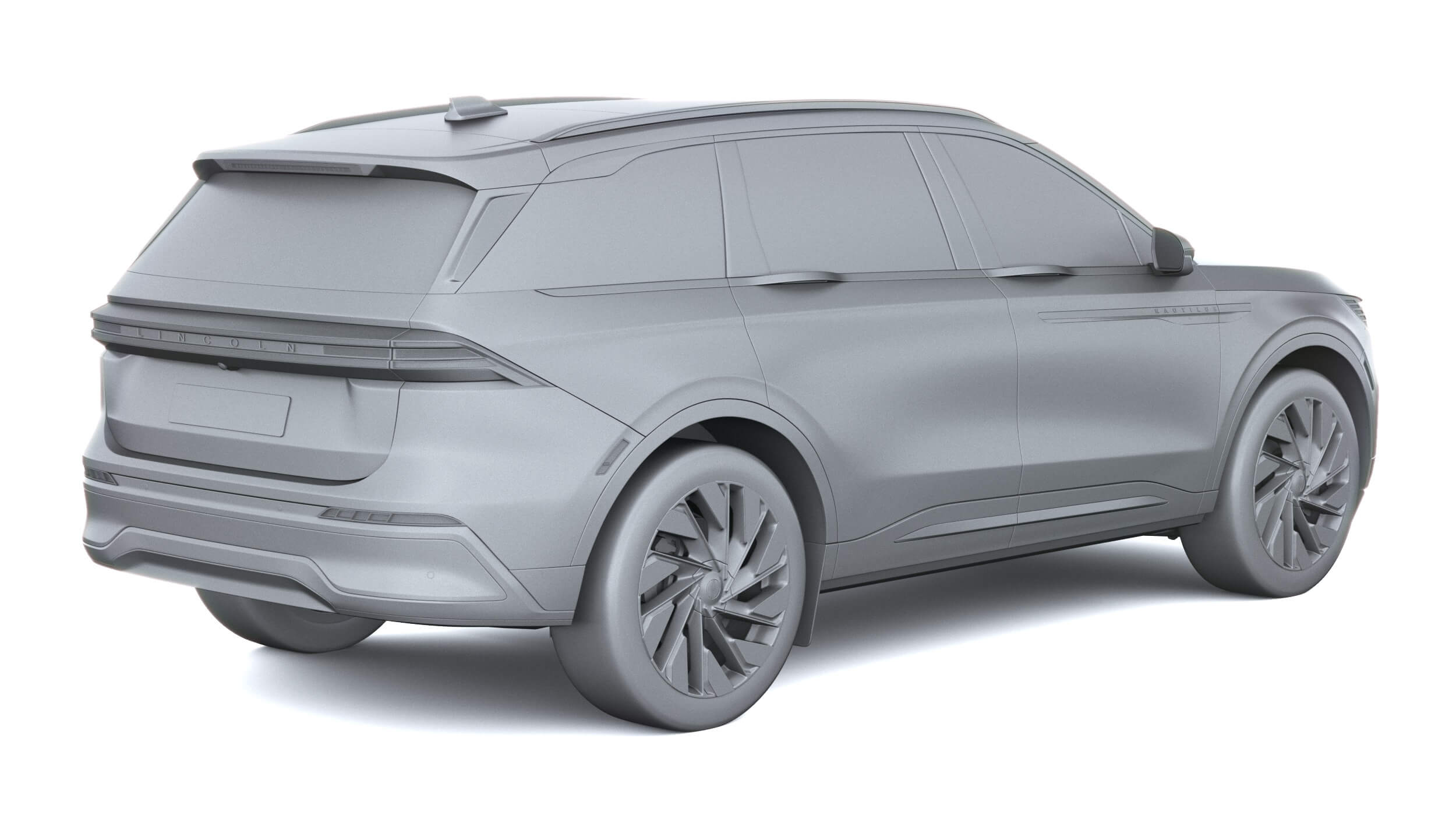 Lincoln Nautilus Jet Appearance 2027 3D Model