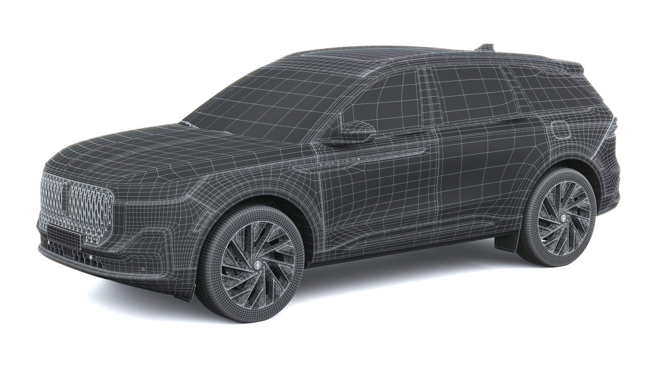 Lincoln Nautilus Jet Appearance 2027 3D Model