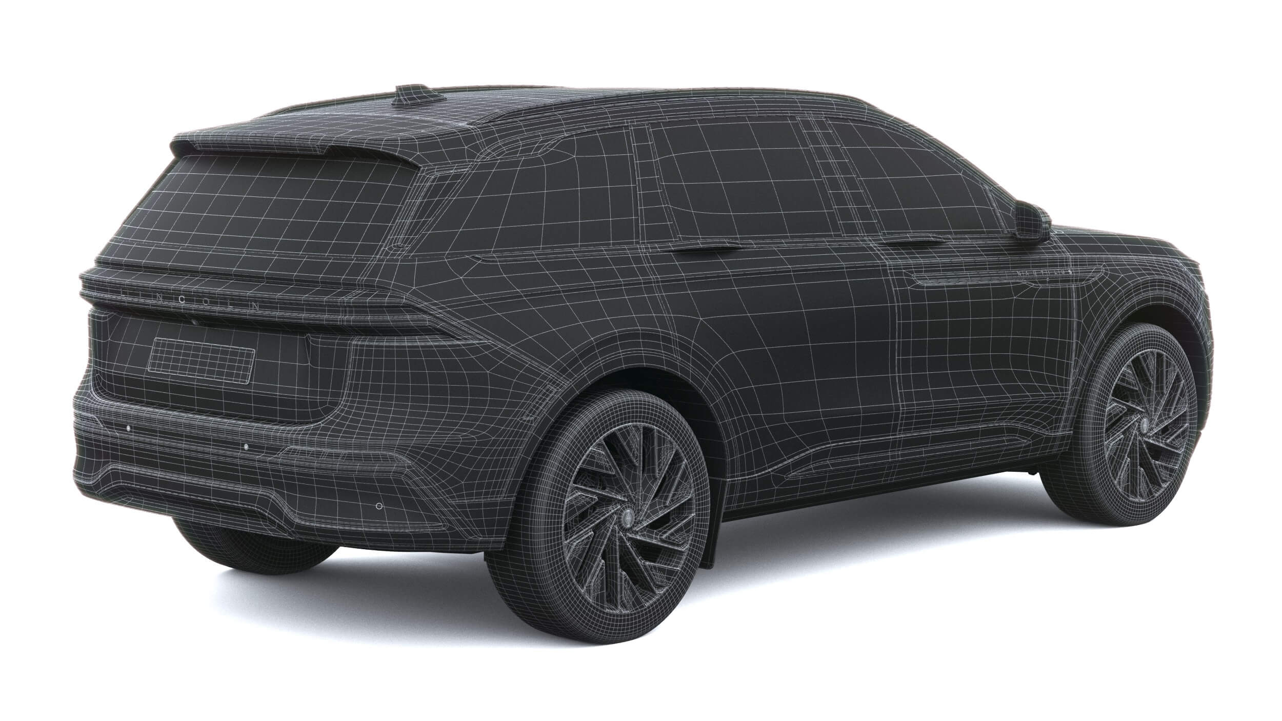 Lincoln Nautilus Jet Appearance 2027 3D Model