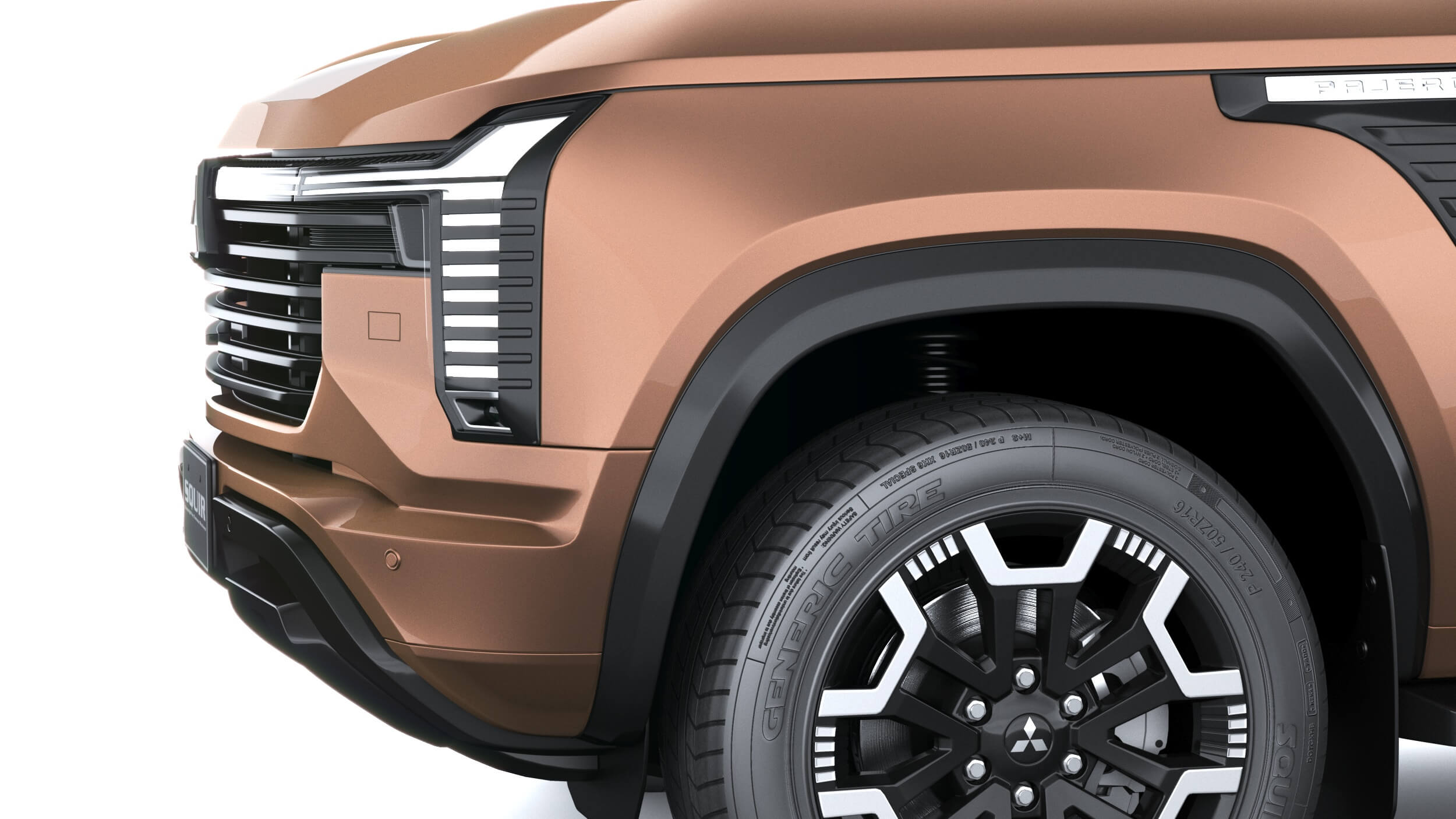 Mitsubishi Pajero 2027 3D Model