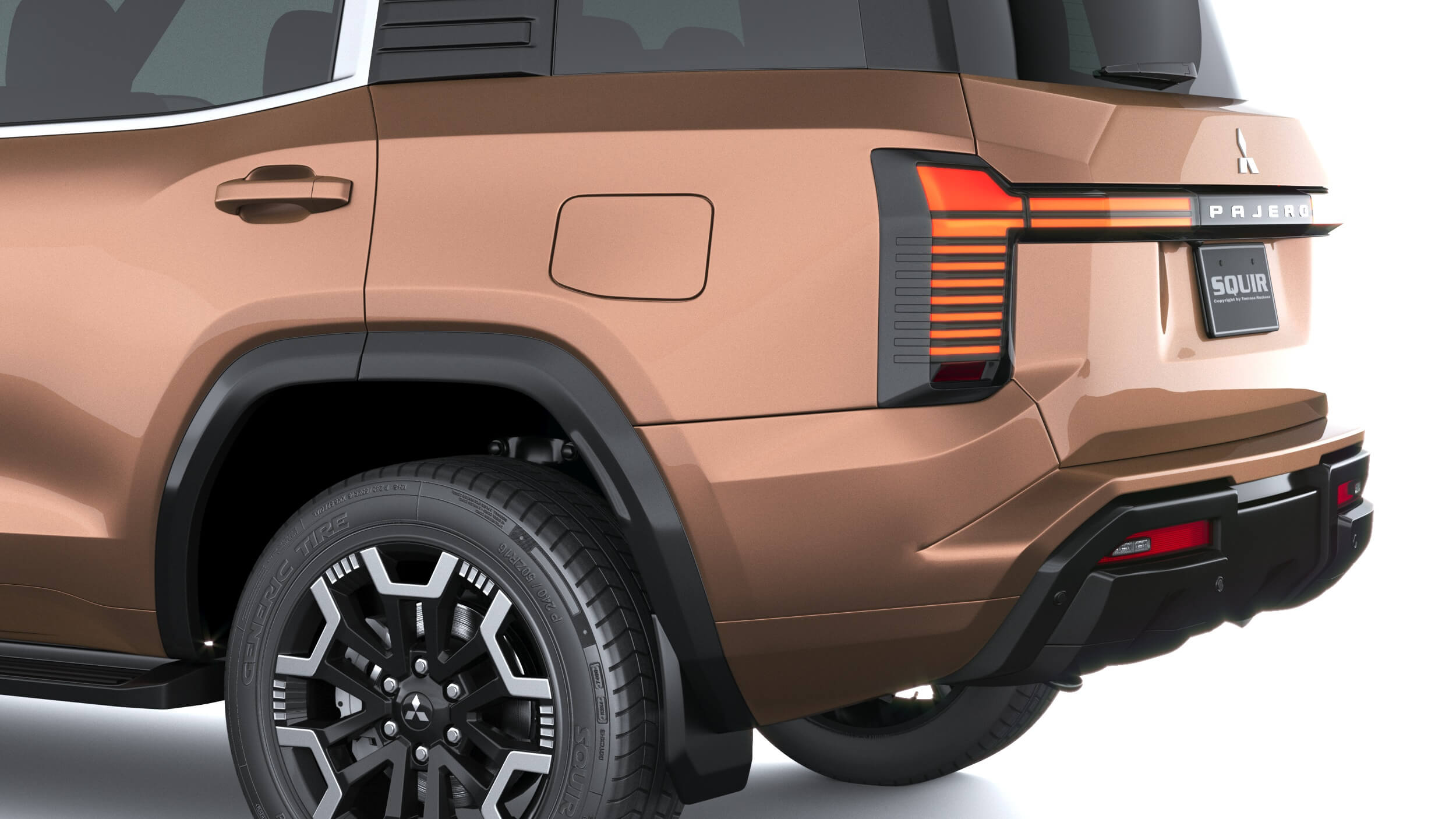 Mitsubishi Pajero 2027 3D Model