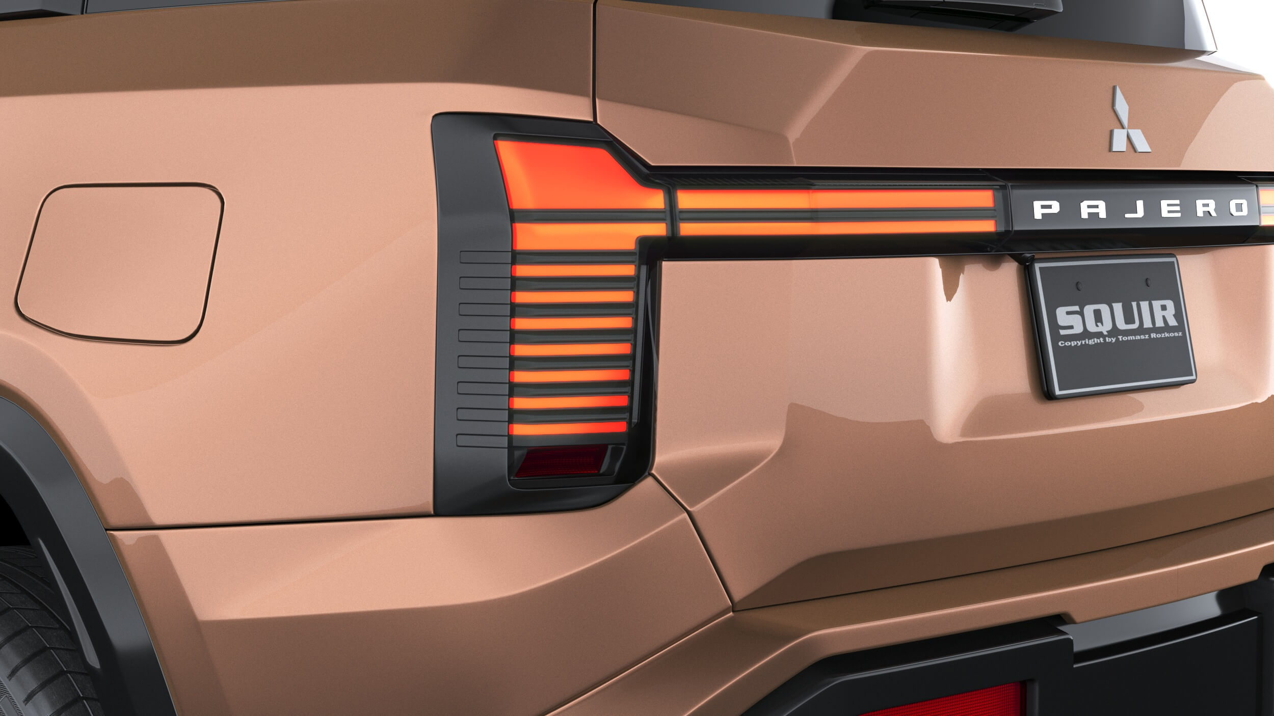 Mitsubishi Pajero 2027 3D Model