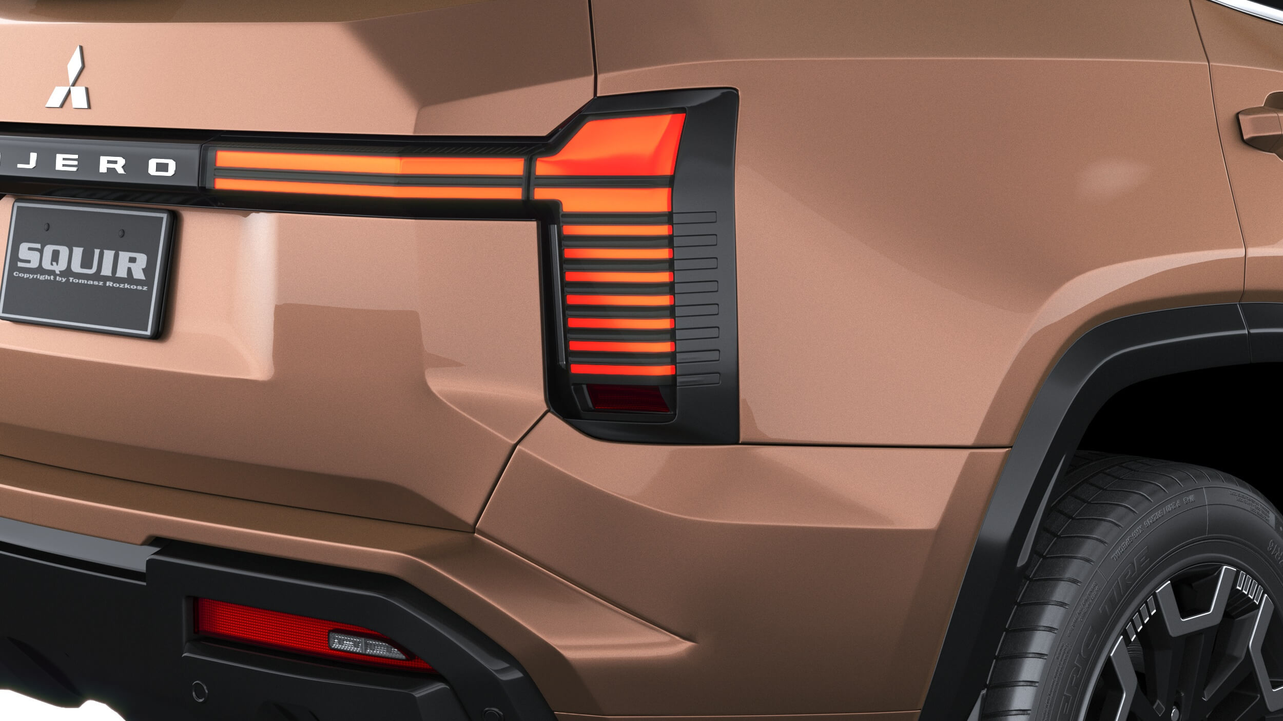 Mitsubishi Pajero 2027 3D Model