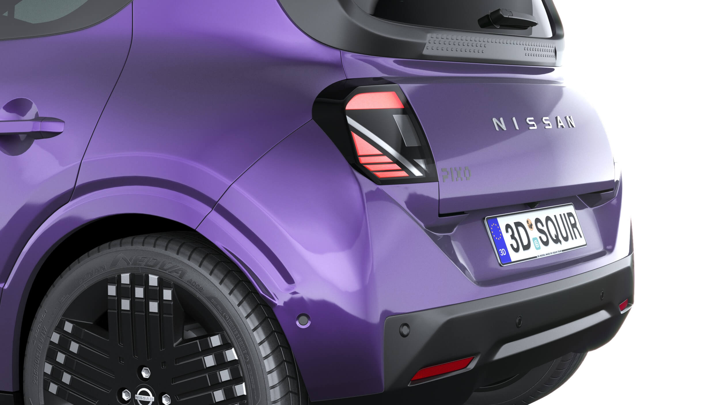 Nissan Pixo 2027 3D Model