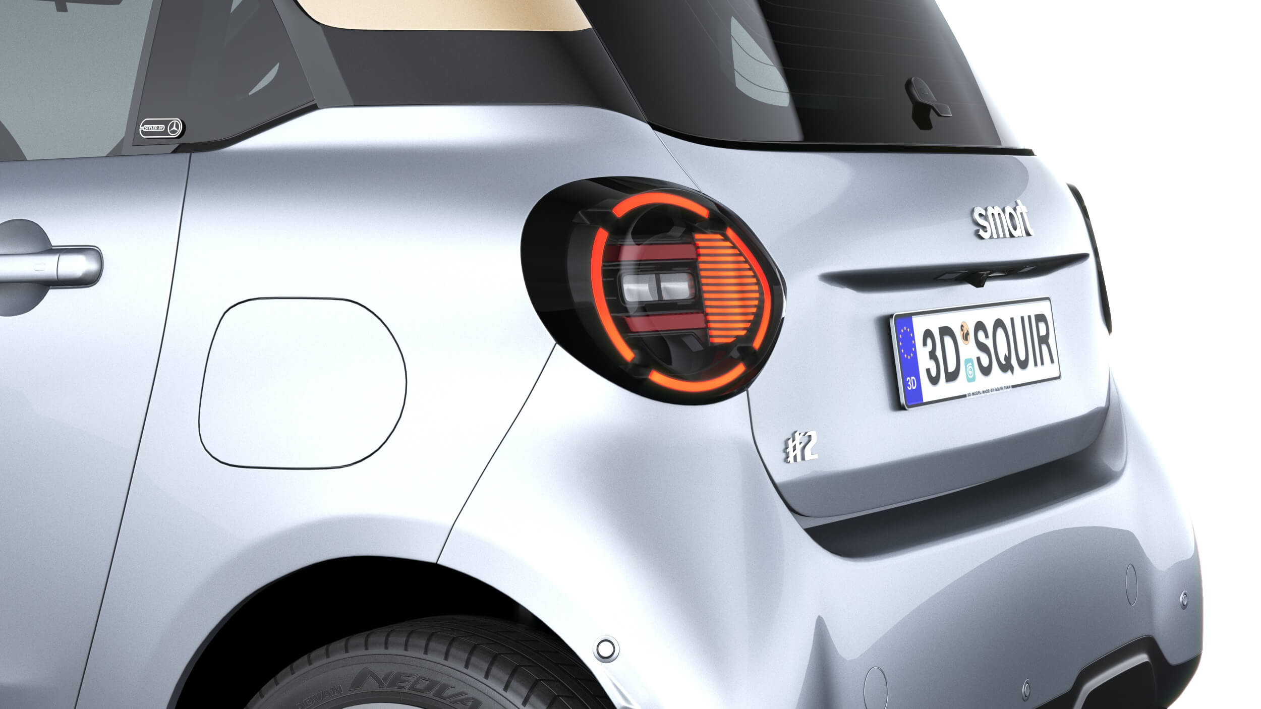 Smart Fortwo 2027 3D Model