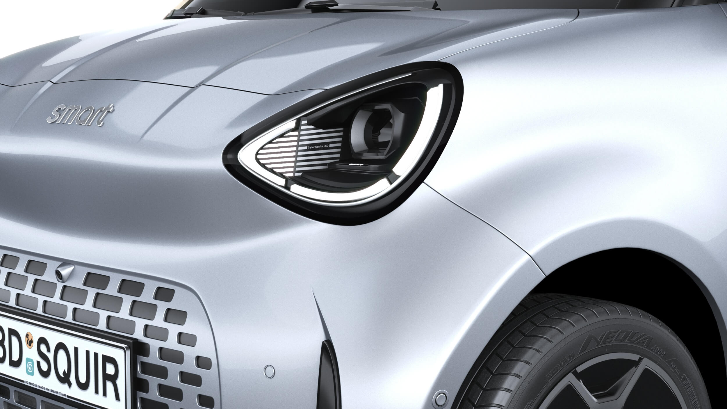 Smart Fortwo 2027 3D Model
