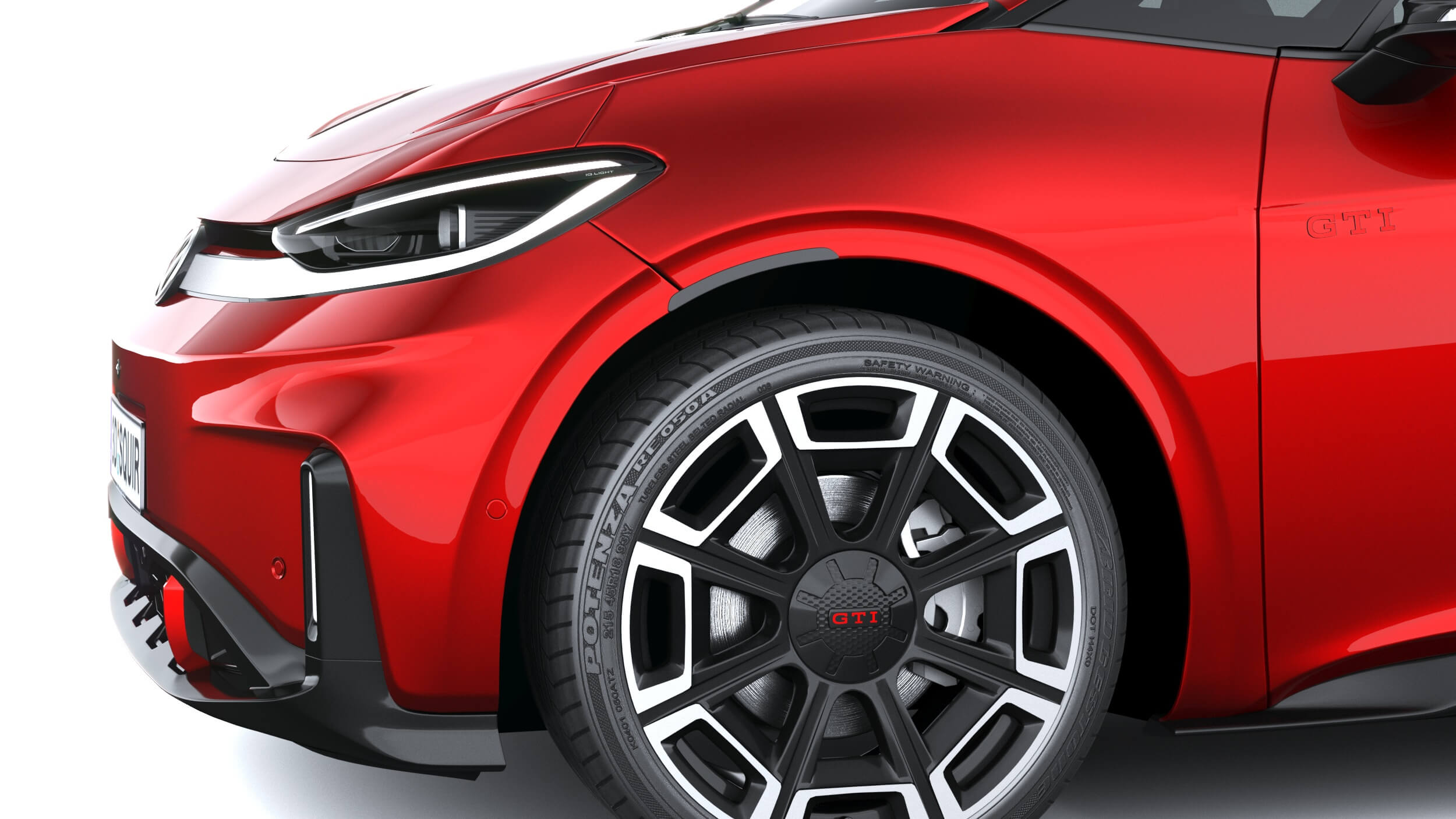 Volkswagen ID.3 GTI 2028 3D Model