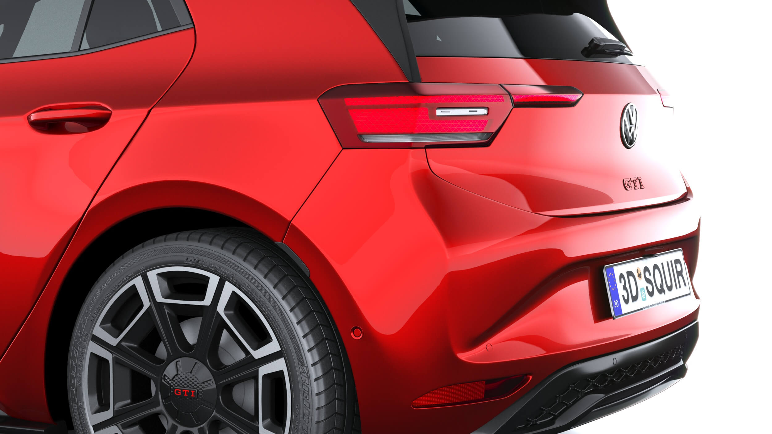 Volkswagen ID.3 GTI 2028 3D Model