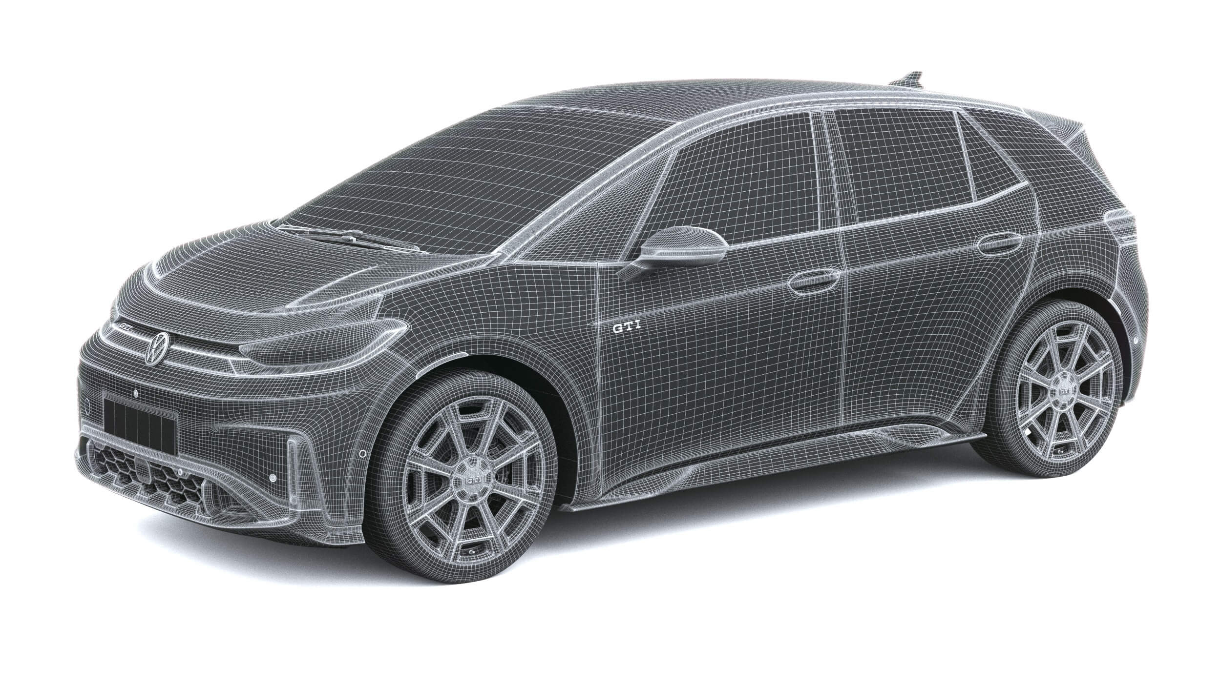 Volkswagen ID.3 GTI 2028 3D Model