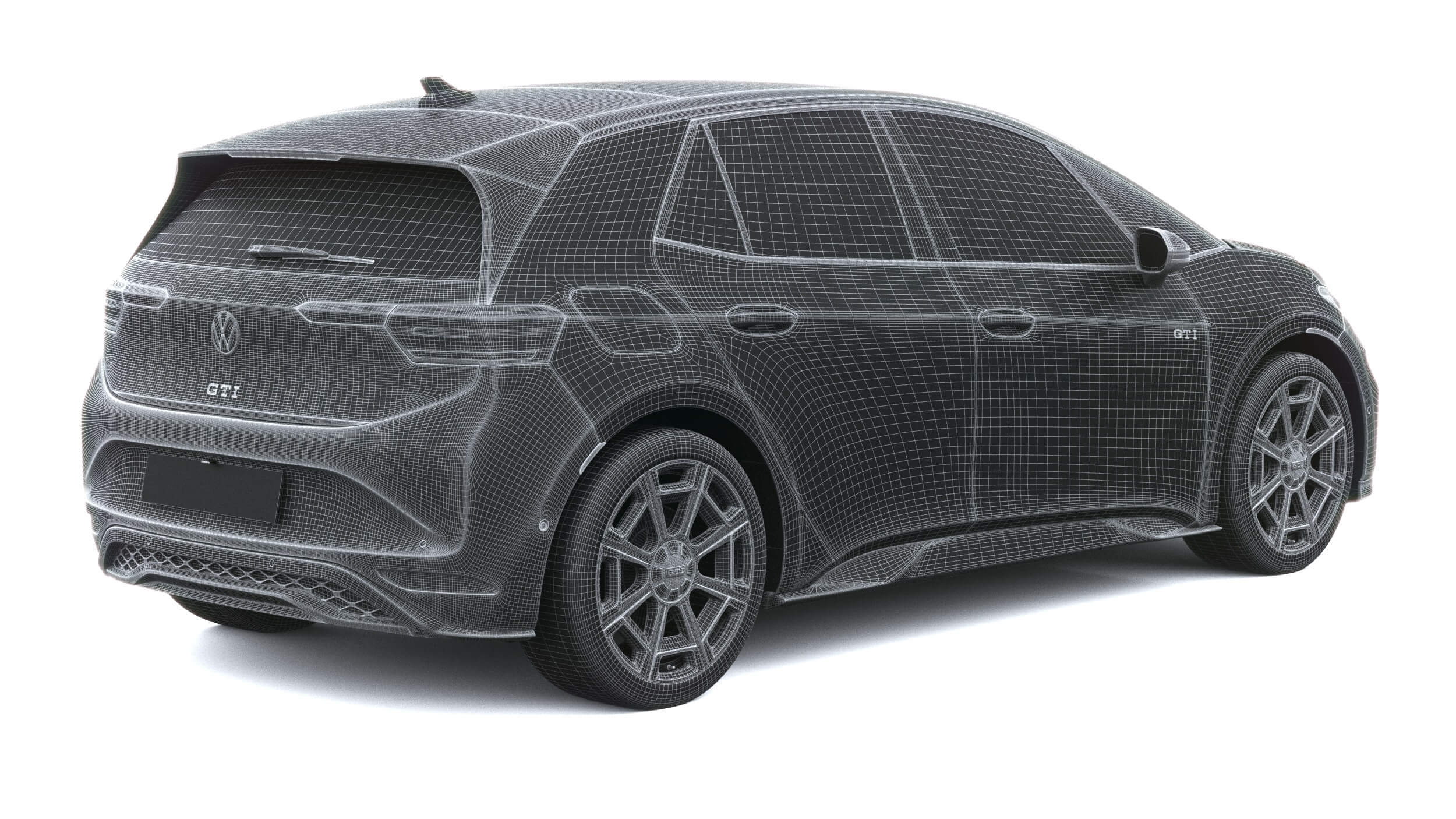 Volkswagen ID.3 GTI 2028 3D Model