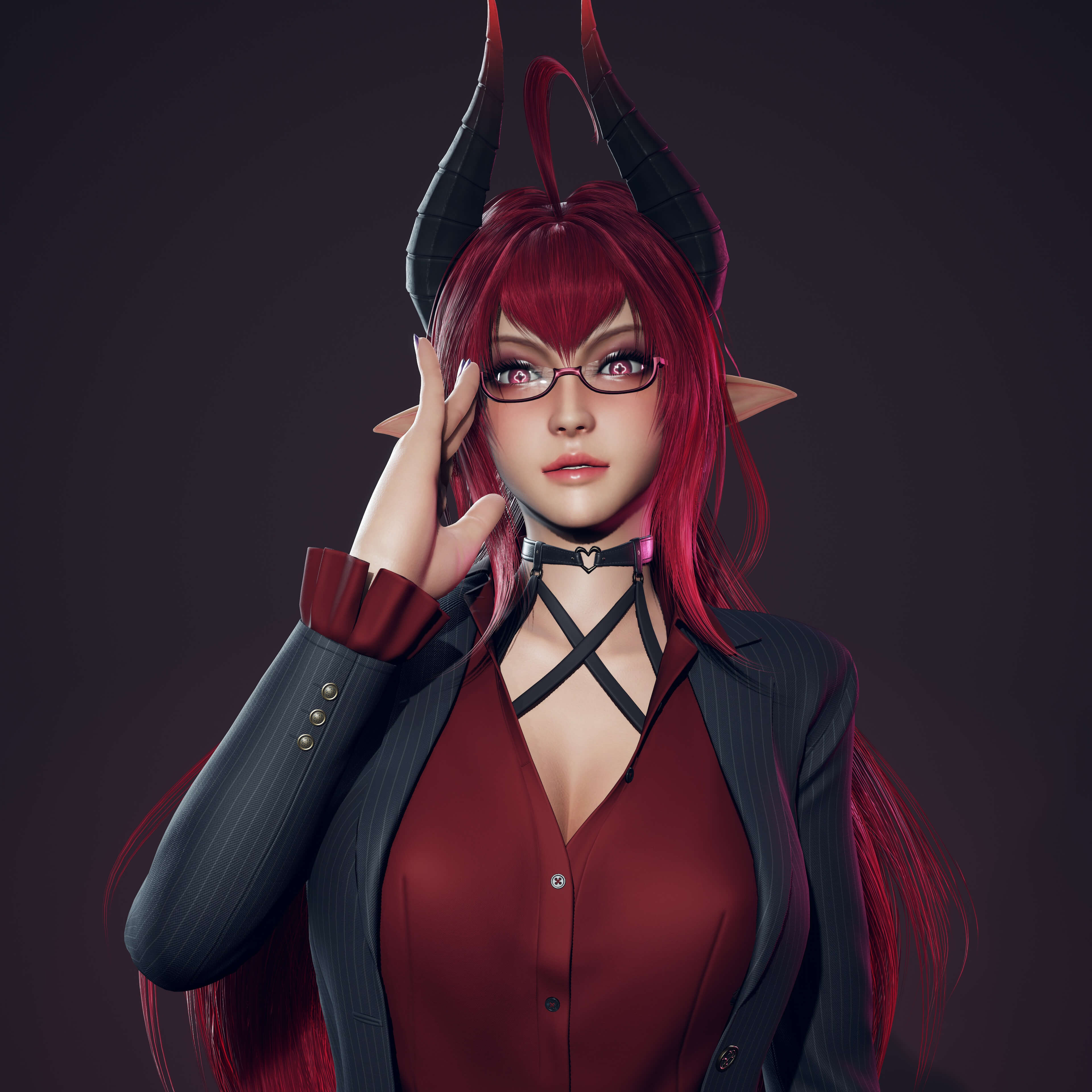 Daemon Girl - Game Ready 3D Model
