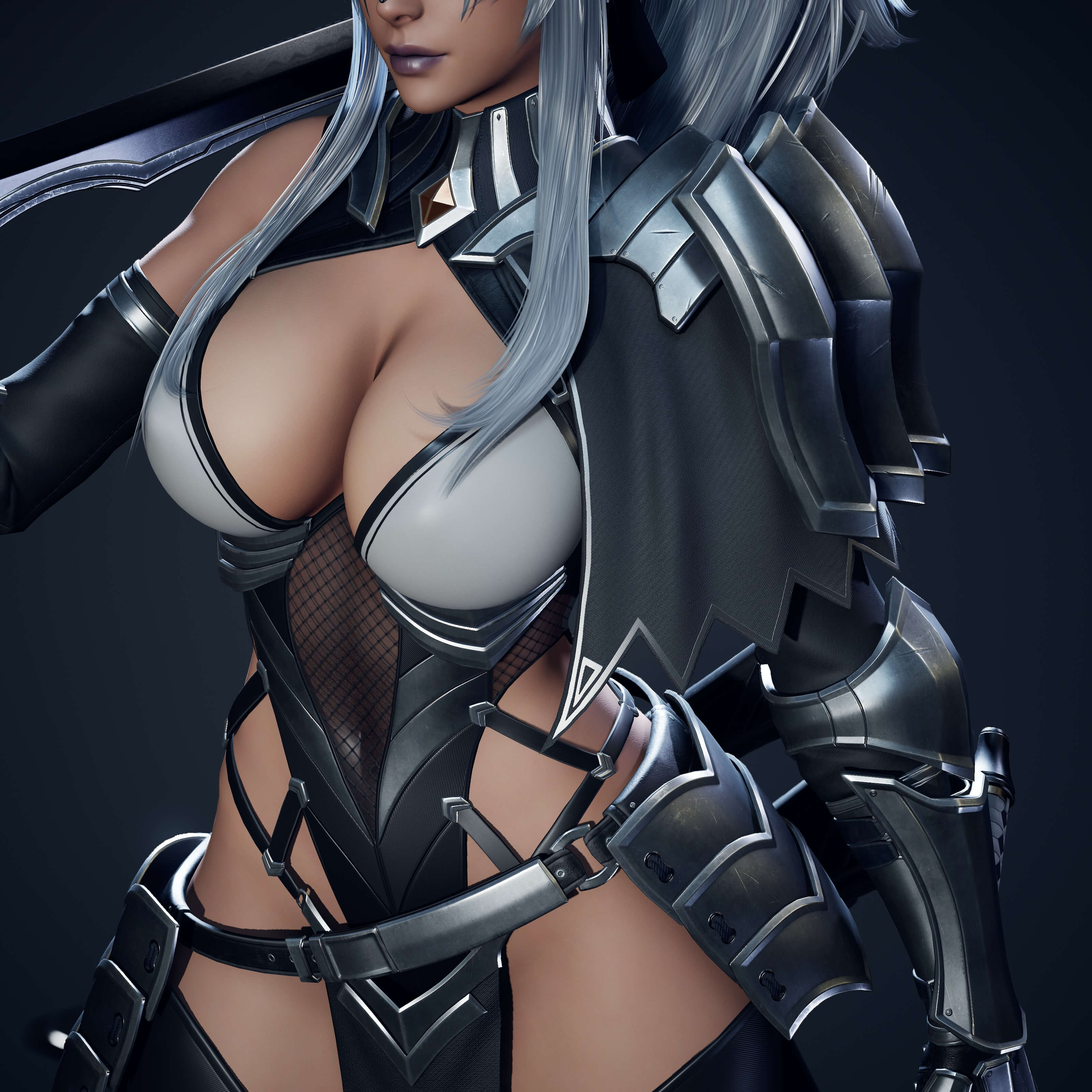 Dark Elf Blader 3D Model