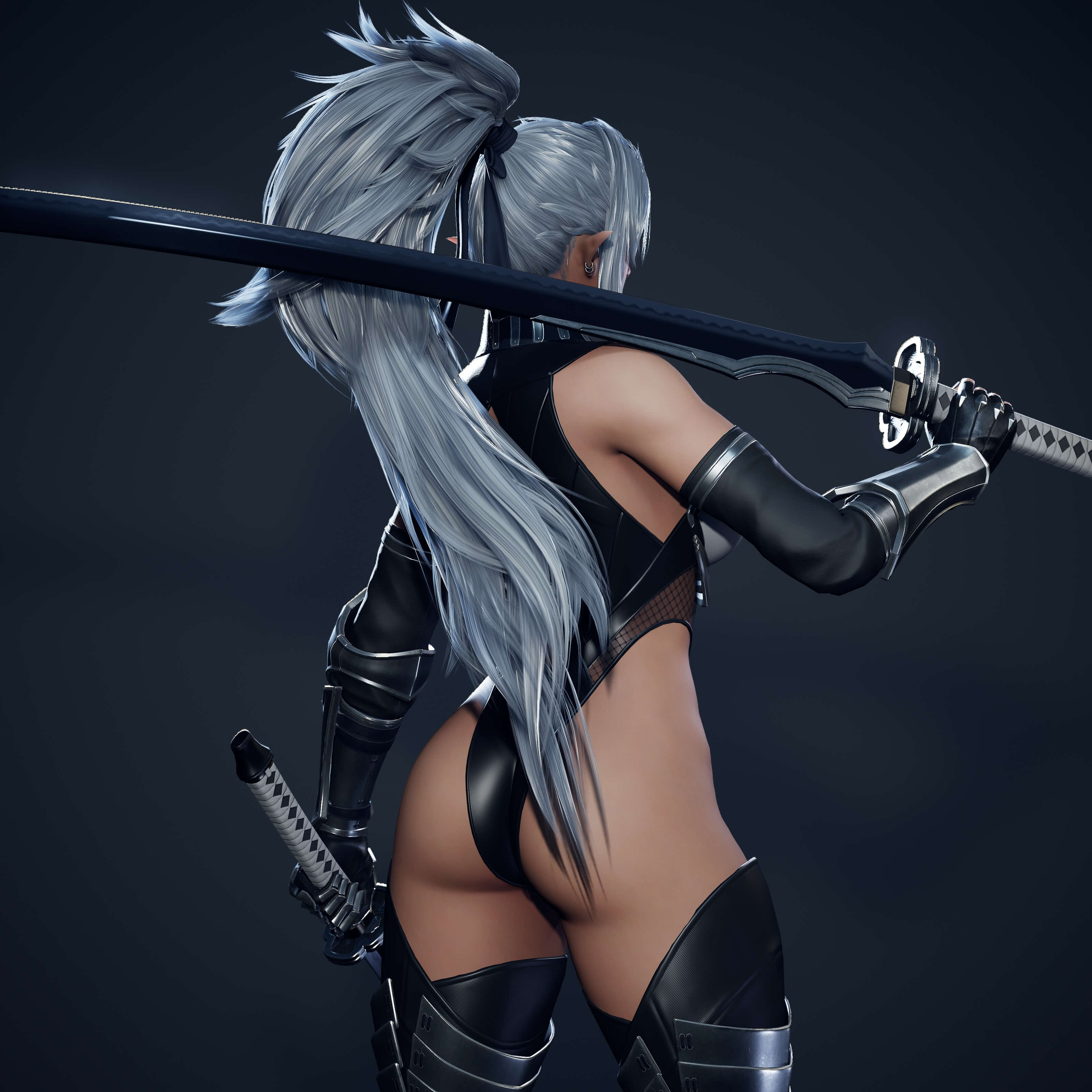 Dark Elf Blader 3D Model