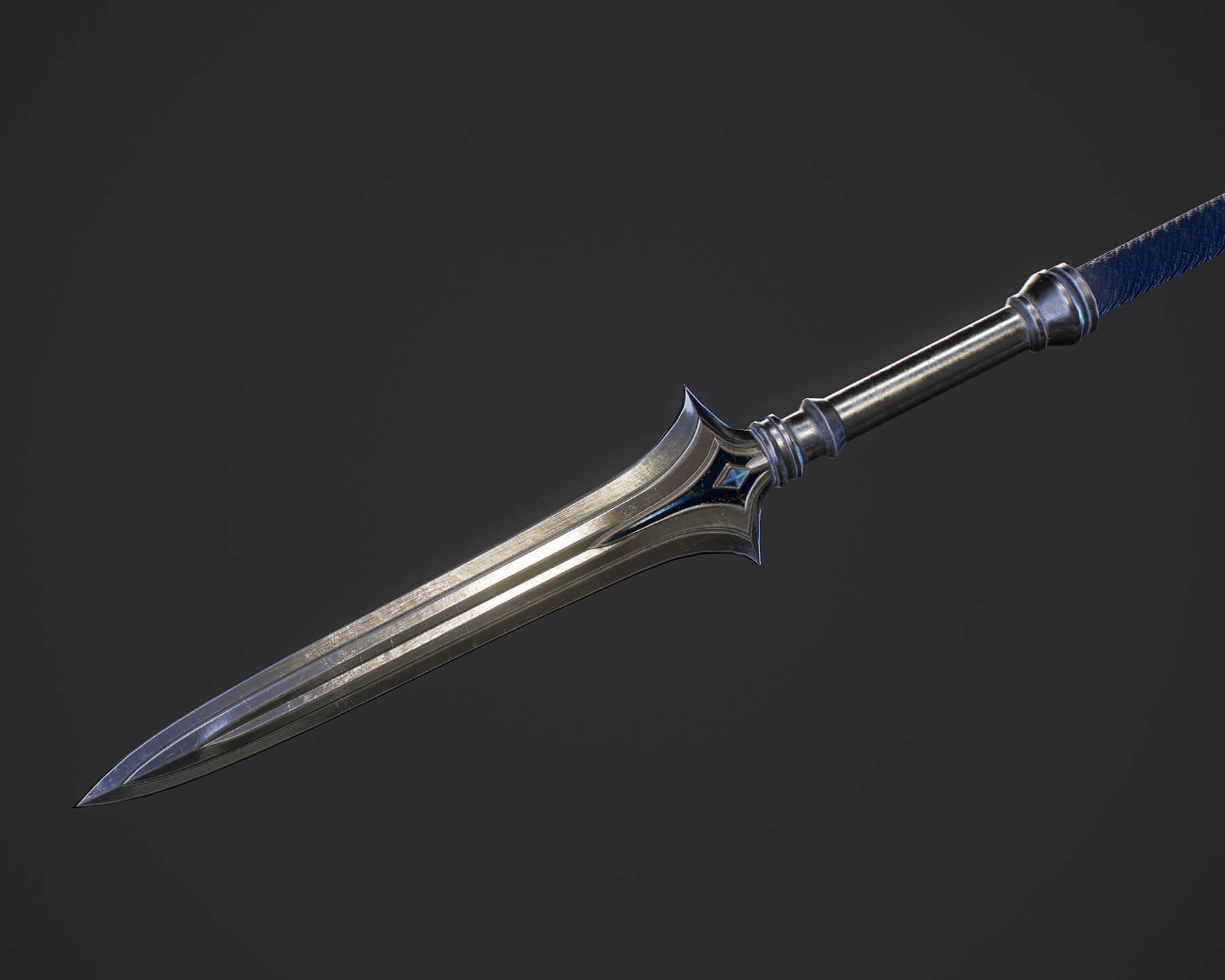 Elf Paladin Blend 3D Model
