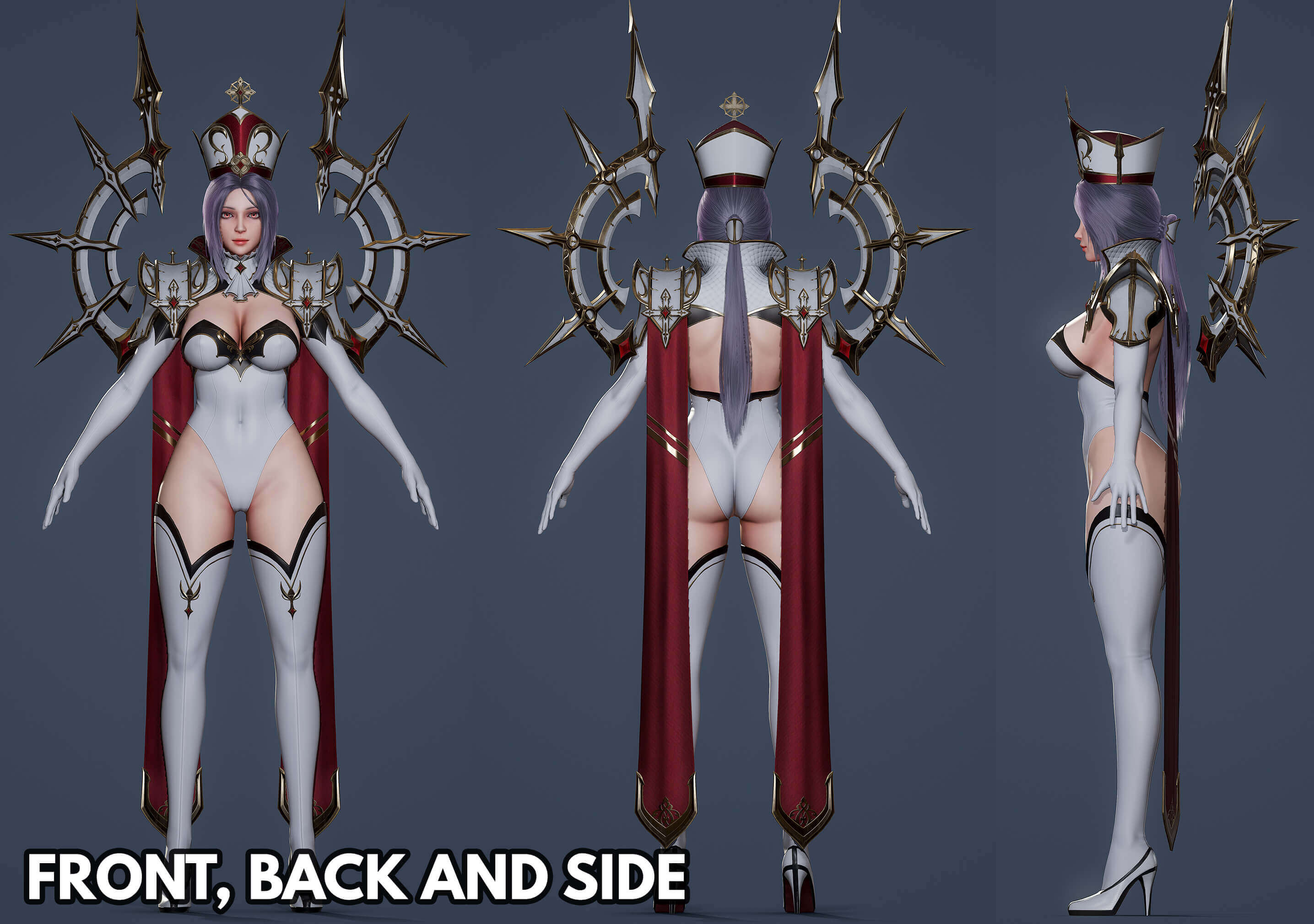 High Priestess 3D Model