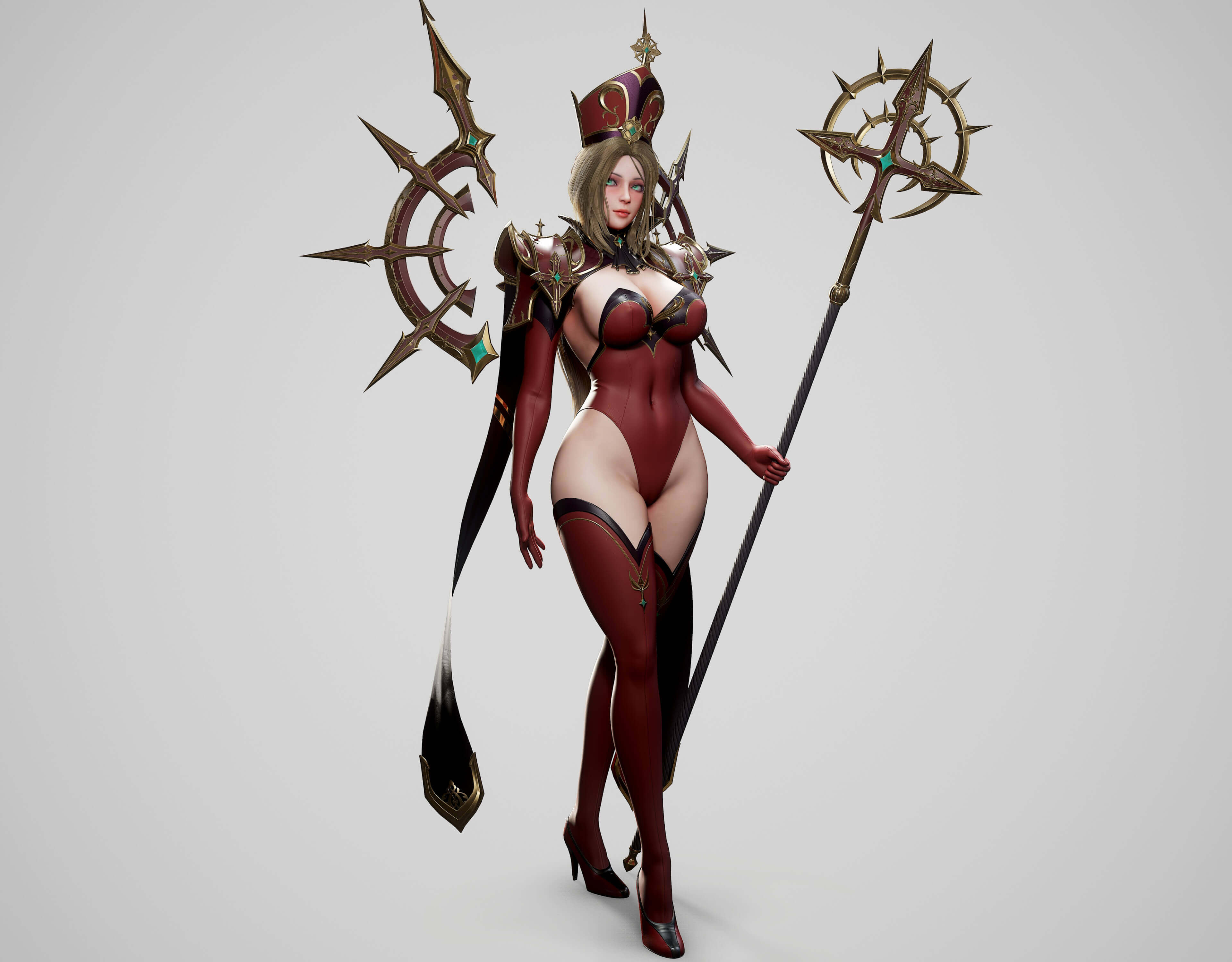 High Priestess 3D Model