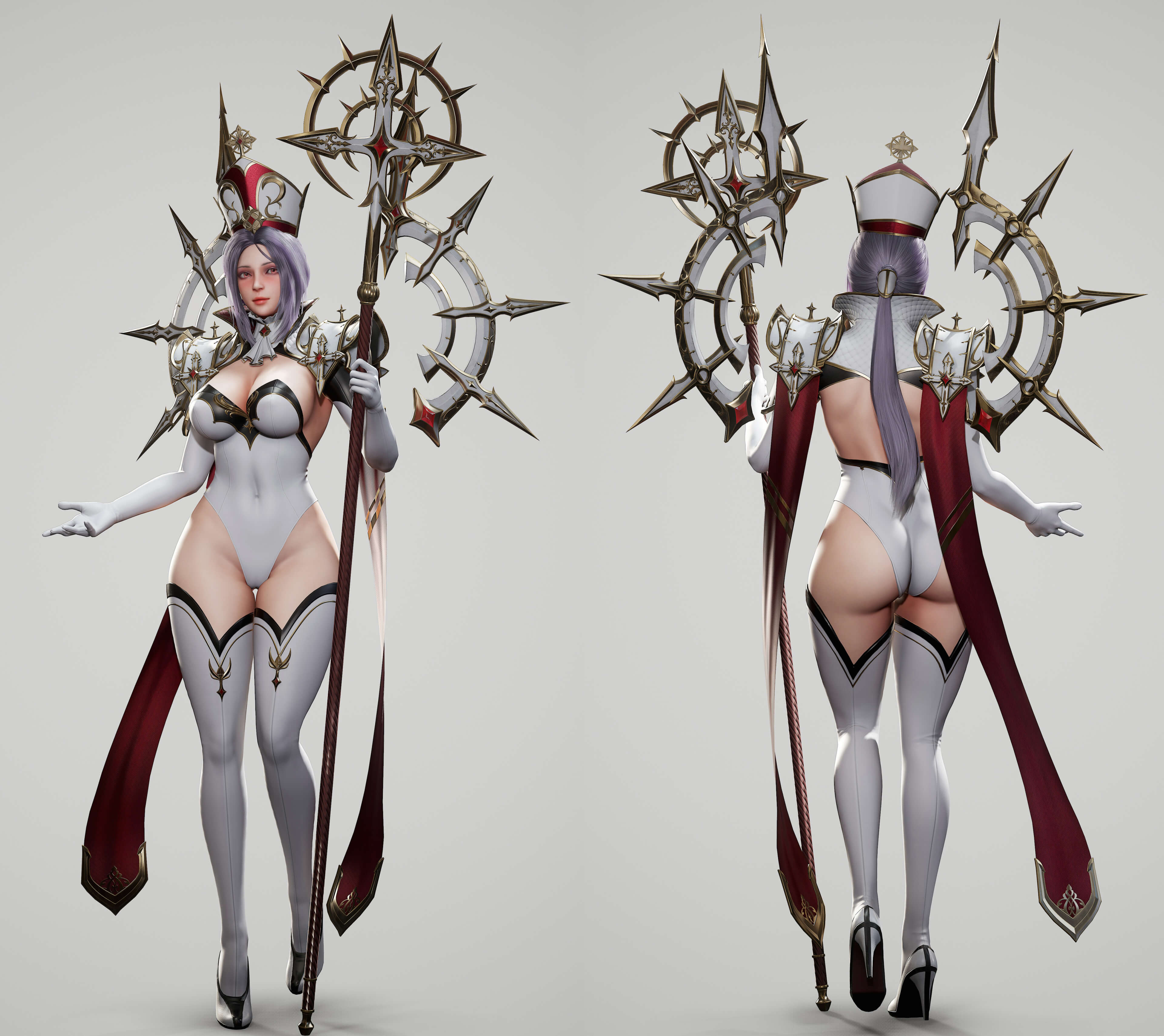 High Priestess 3D Model