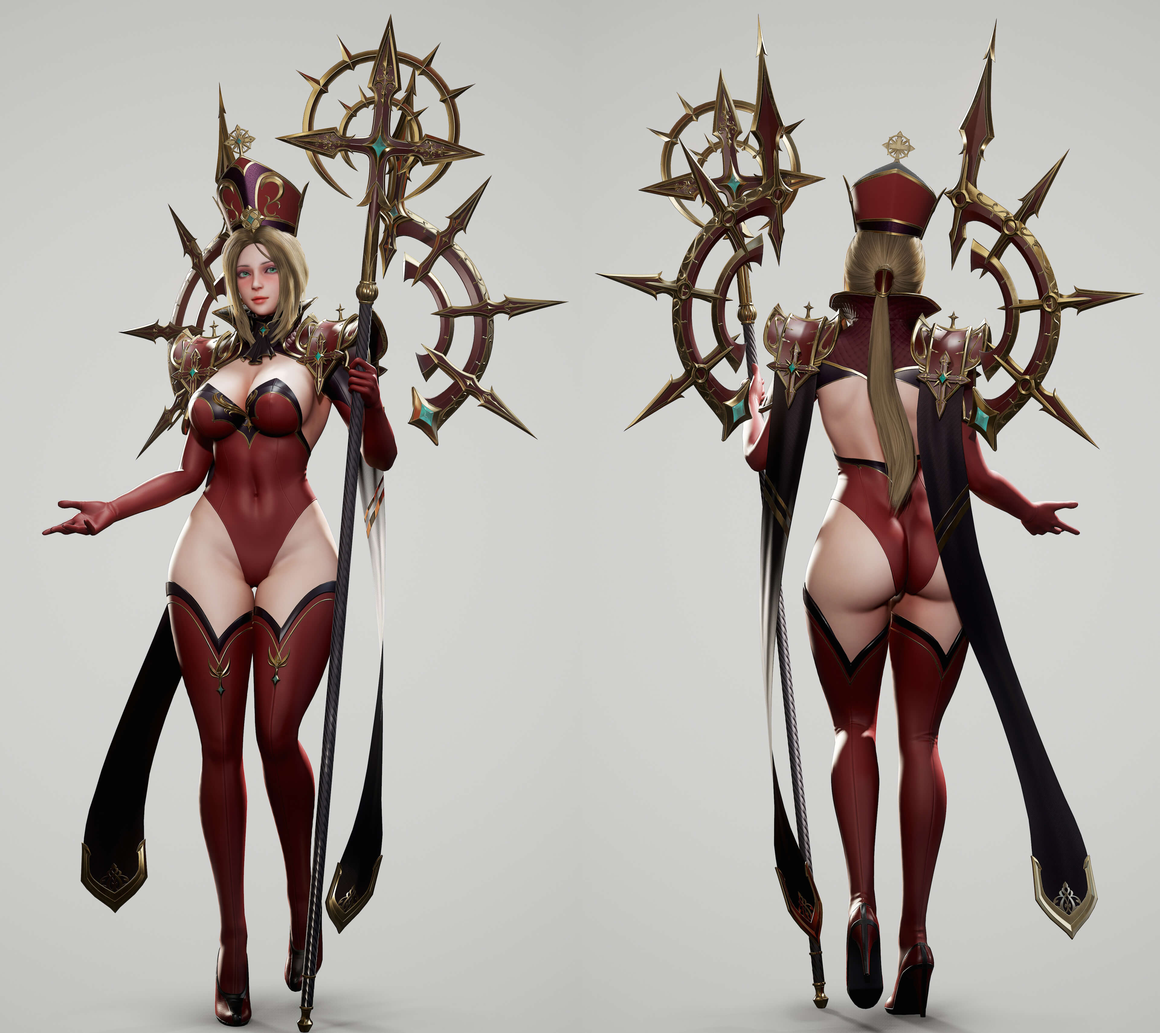 High Priestess 3D Model