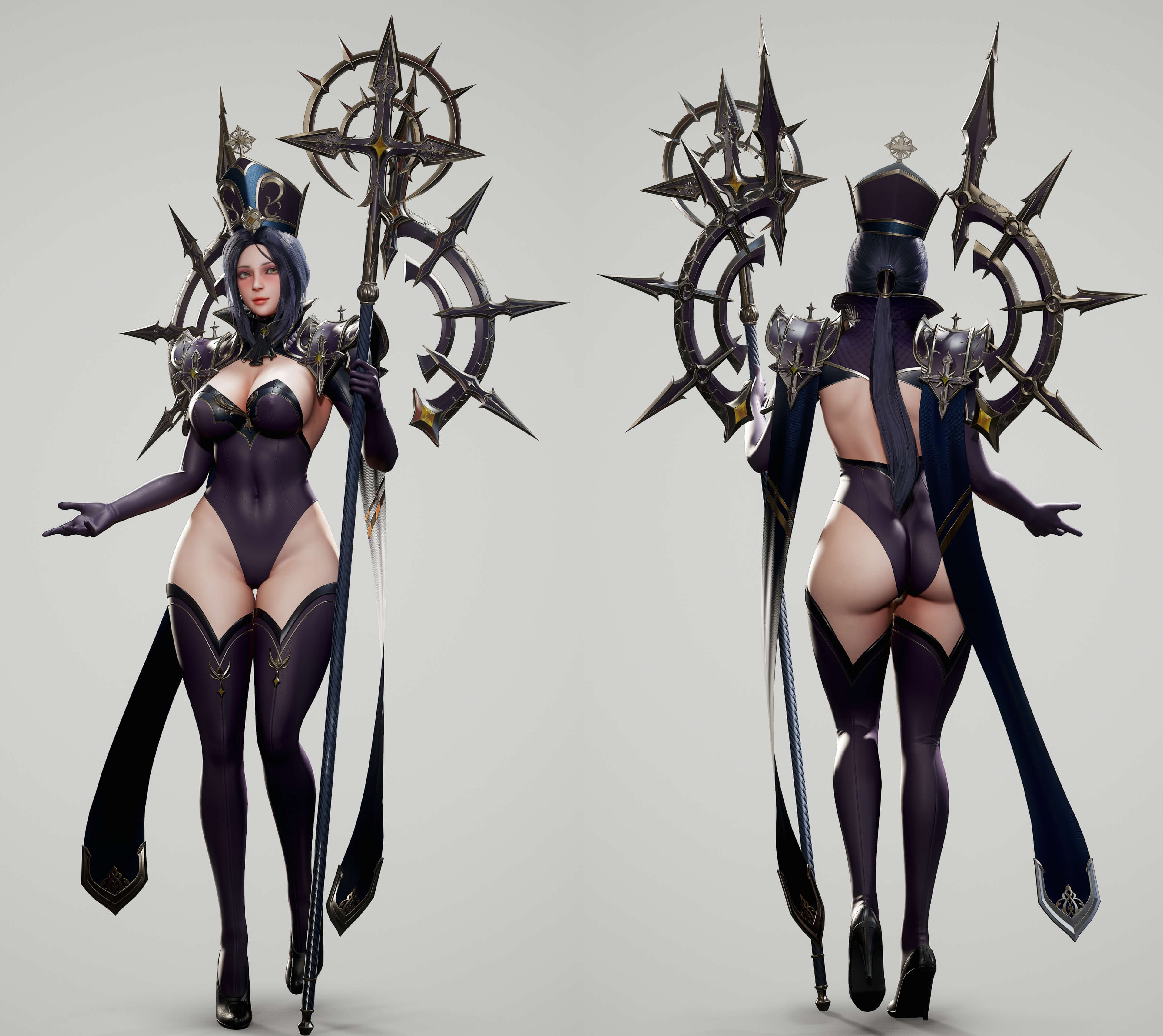 High Priestess 3D Model