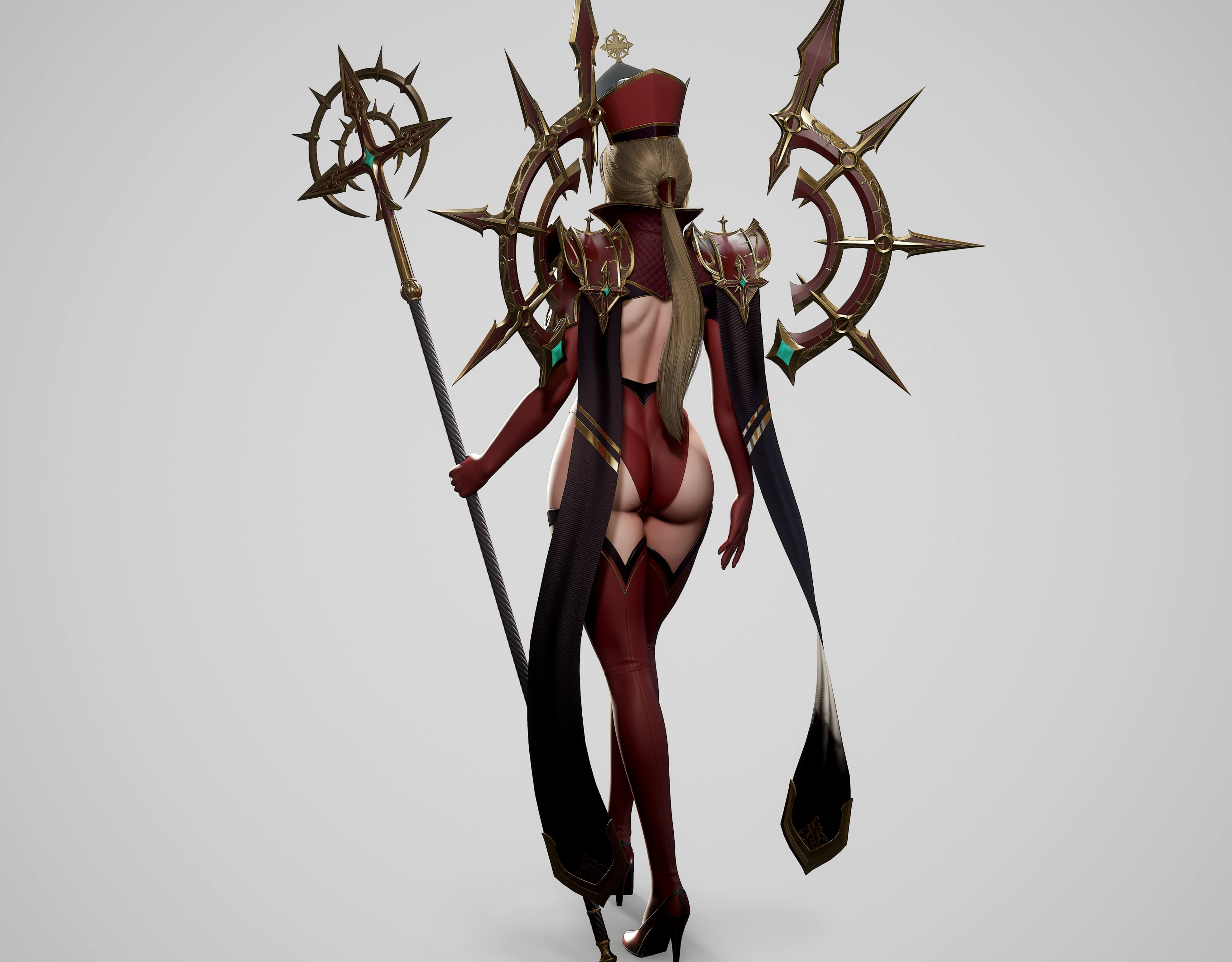 High Priestess 3D Model