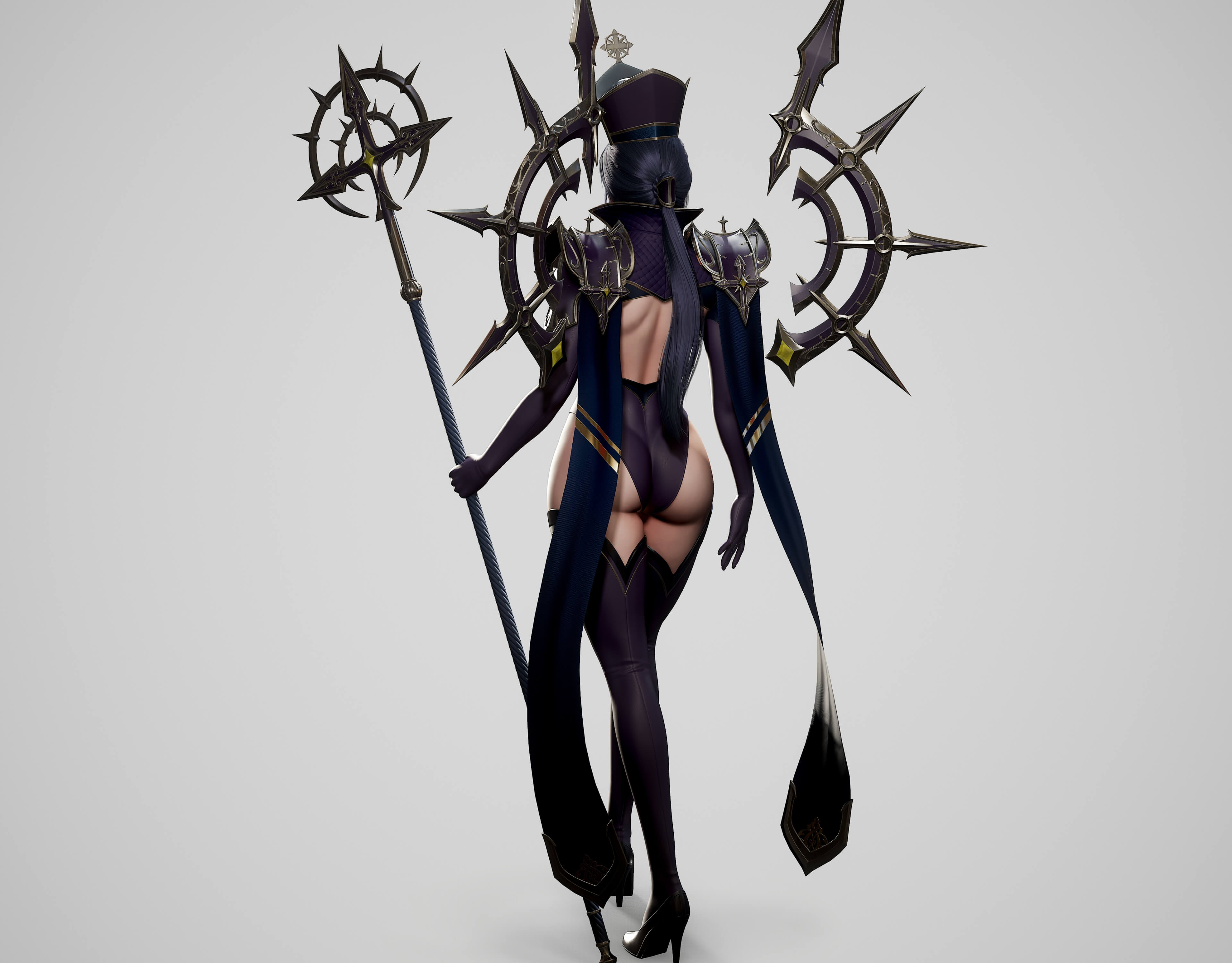 High Priestess 3D Model