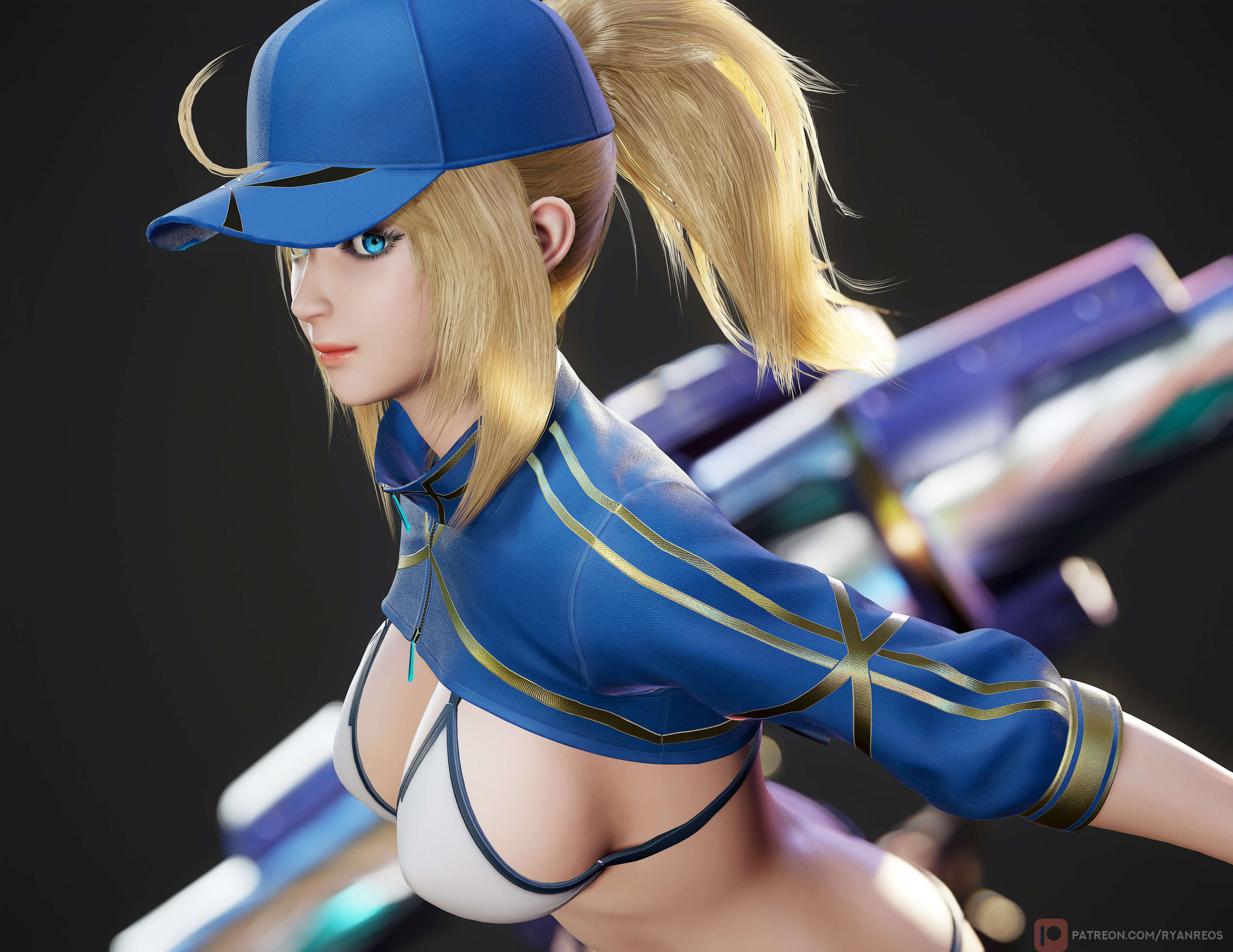 Mysterious Heroine XX - Game Ready 3D Model