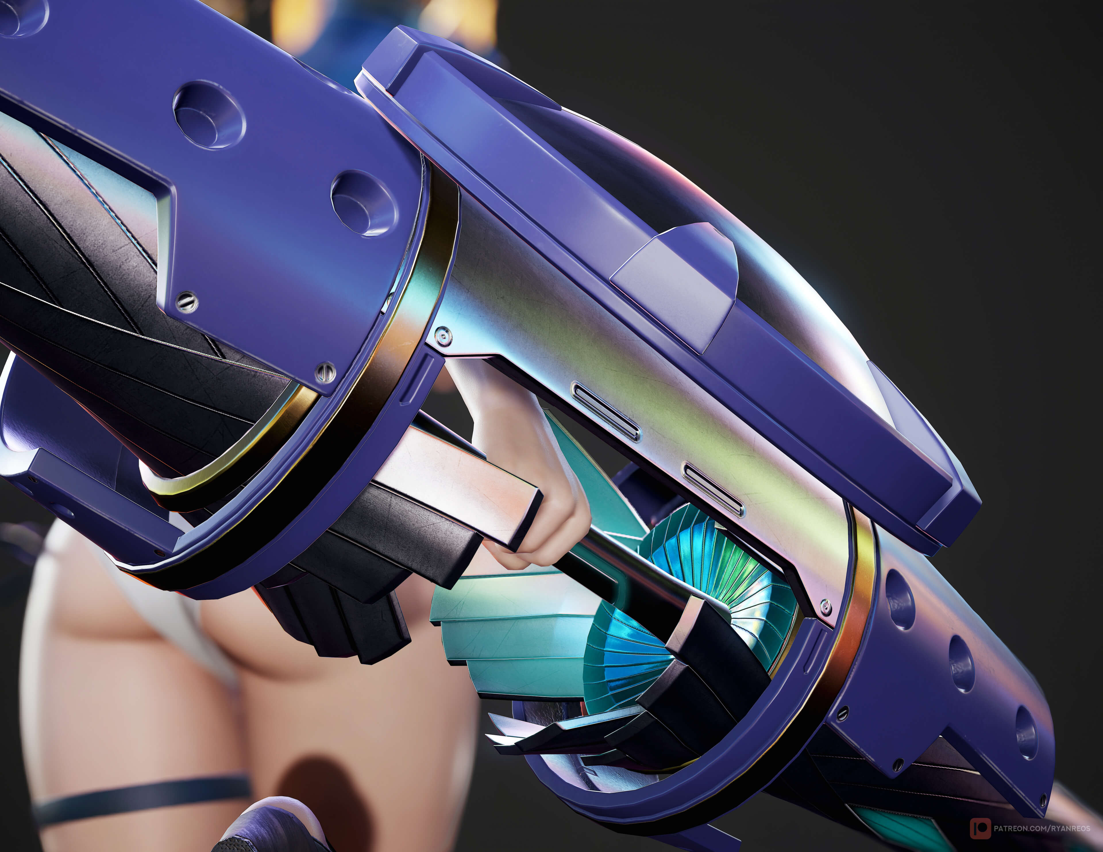 Mysterious Heroine XX - Game Ready 3D Model