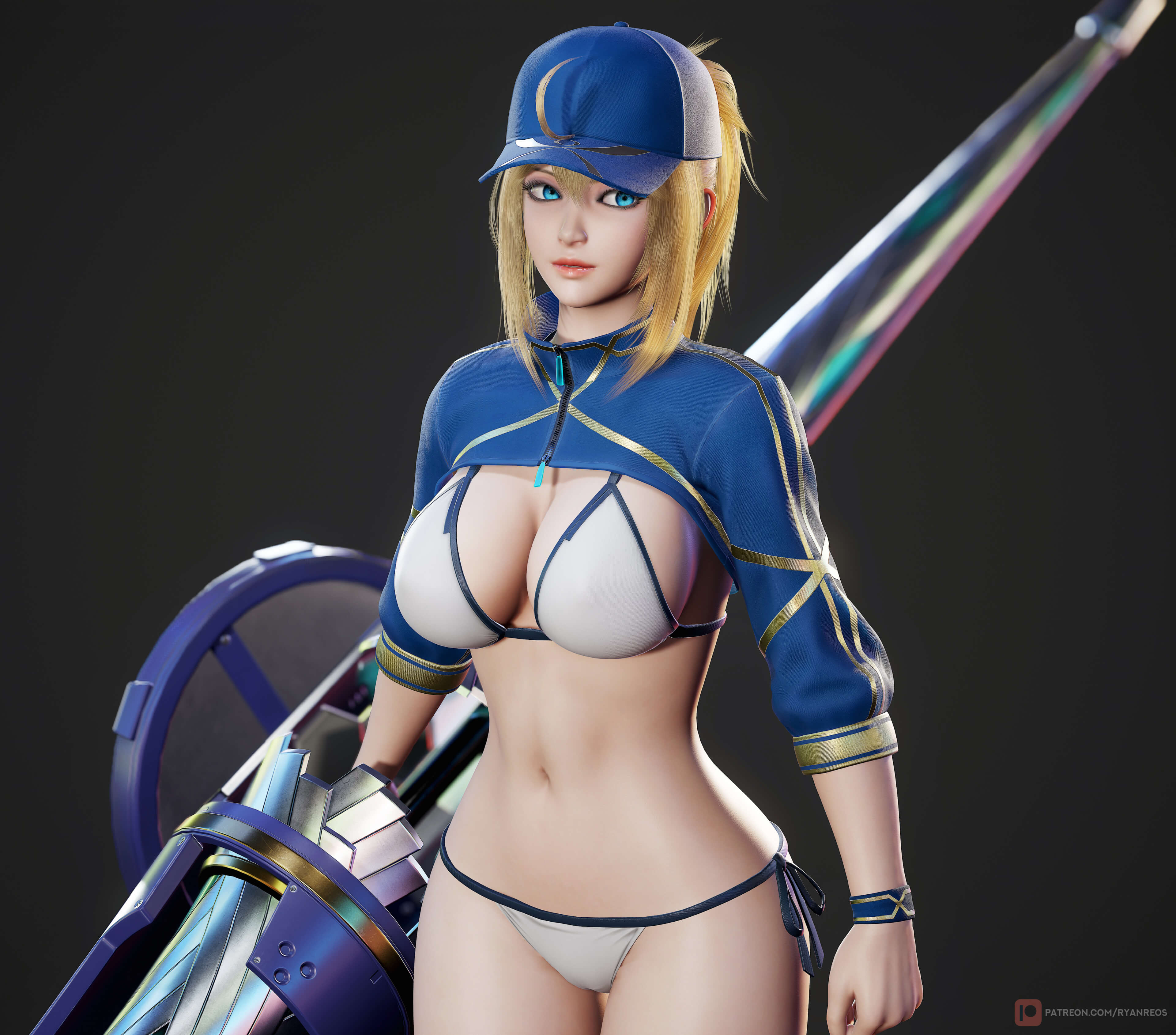 Mysterious Heroine XX - Game Ready 3D Model