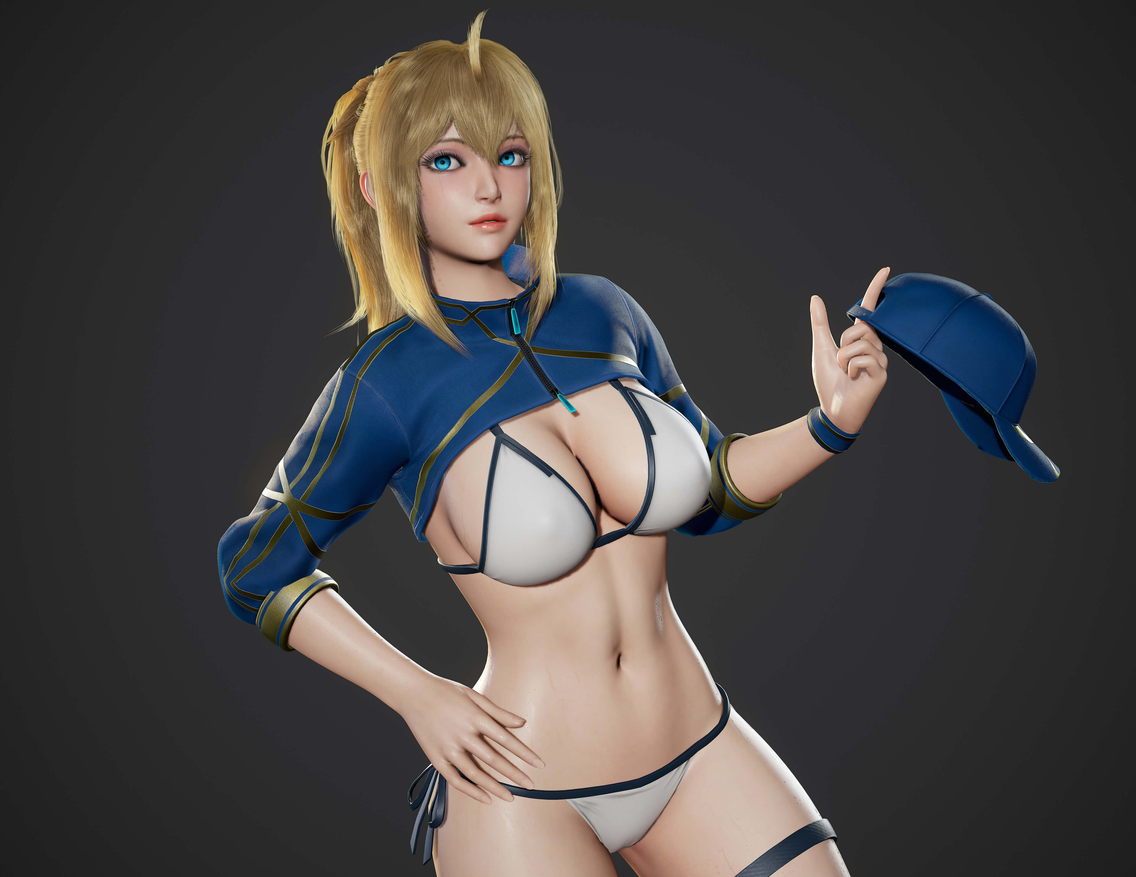 Mysterious Heroine XX - Game Ready 3D Model