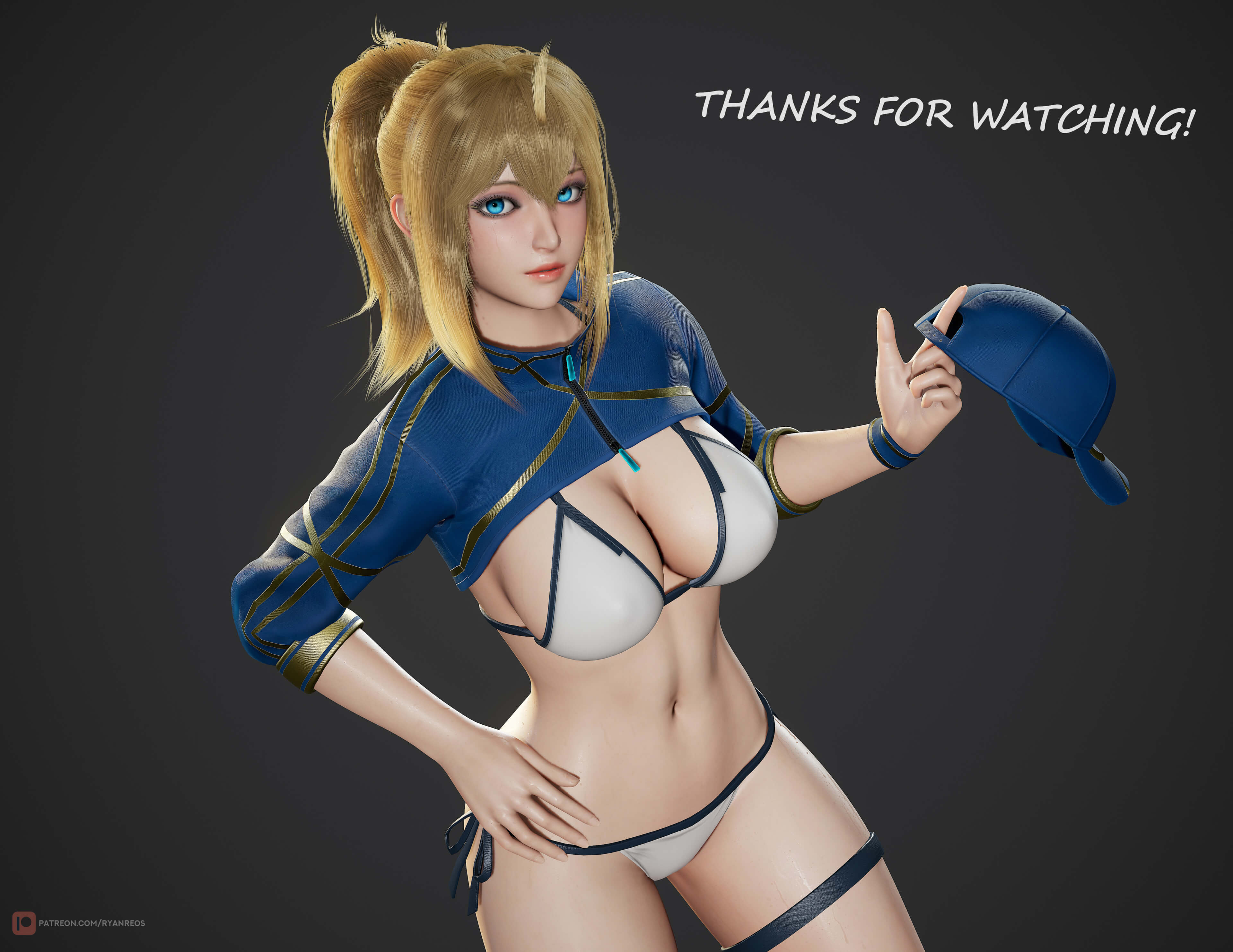 Mysterious Heroine XX - Game Ready 3D Model