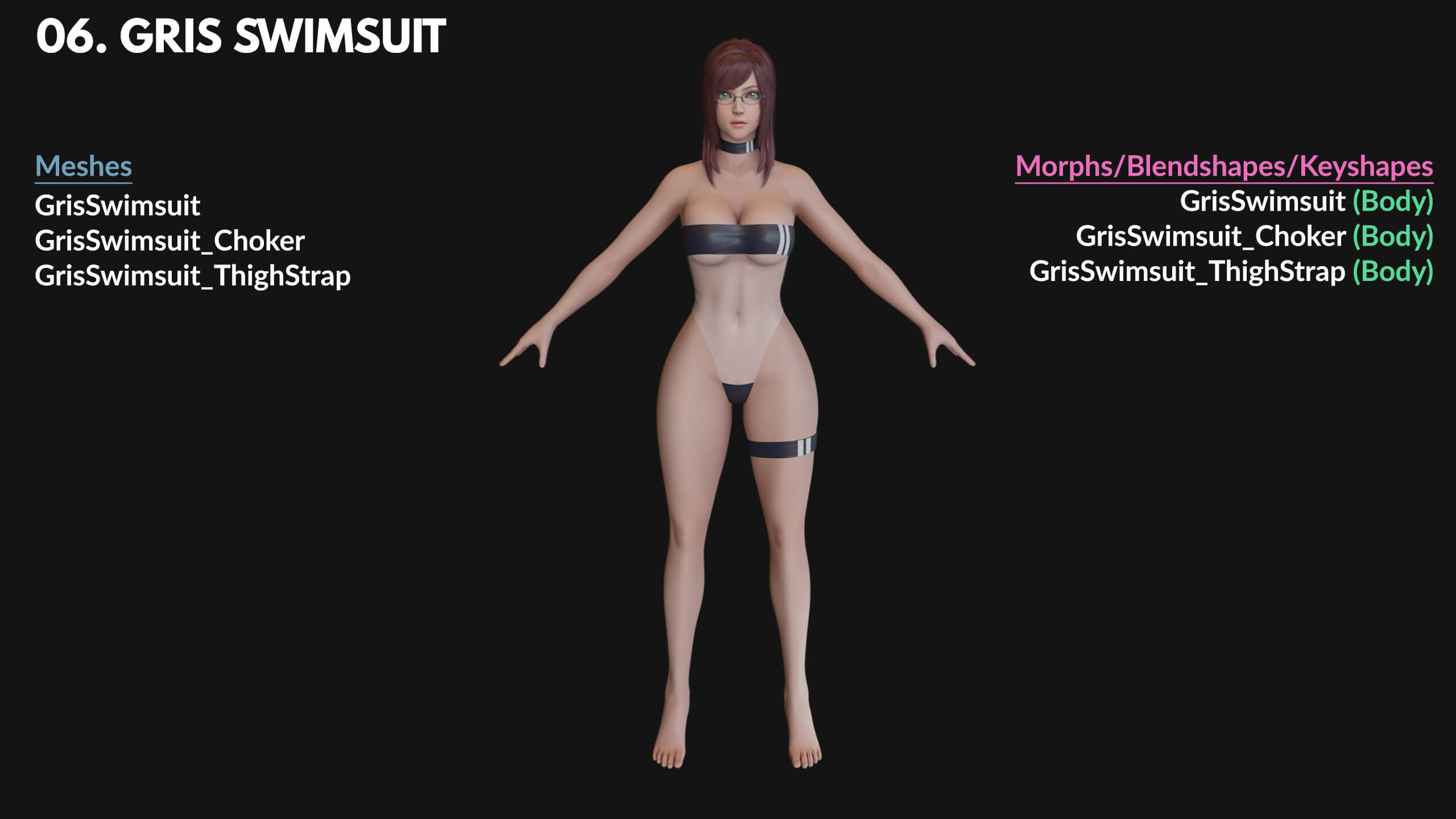 Primrose Office Lady - Game Ready 3D Model