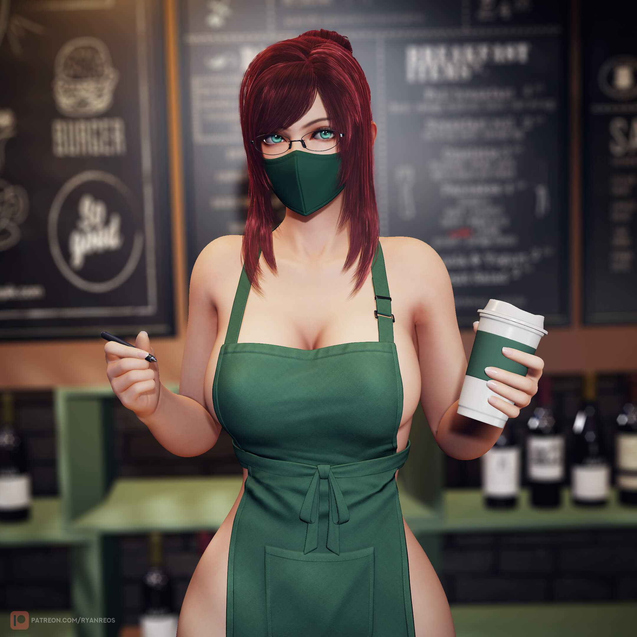 Primrose Office Lady - Game Ready 3D Model
