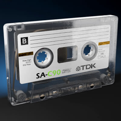 Audio Cassette Props