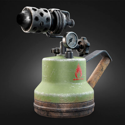Blowtorch Props Daz Content