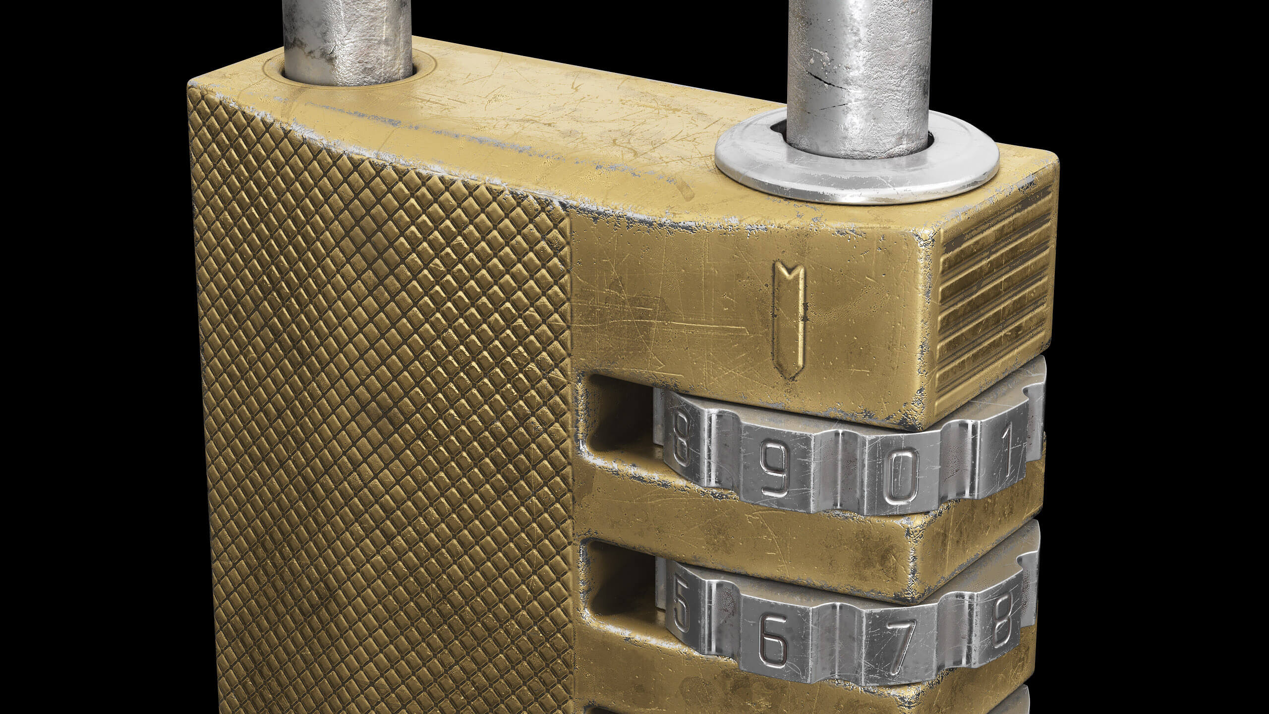 Combination Padlock Props Daz Content