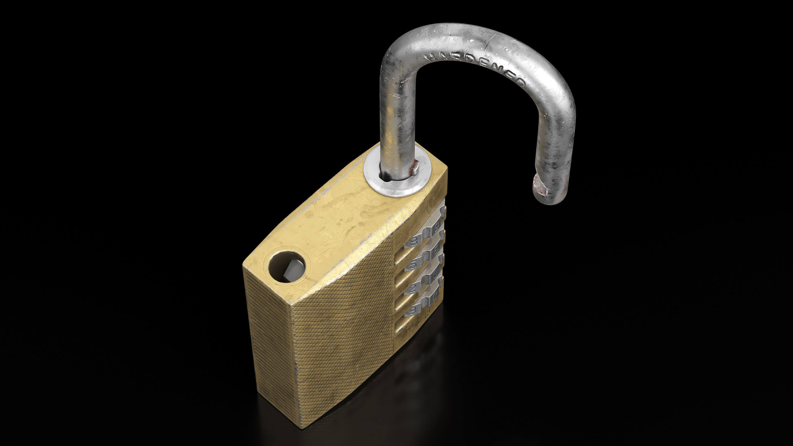 Combination Padlock Props Daz Content
