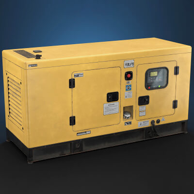 Diesel Generator Props Daz Content