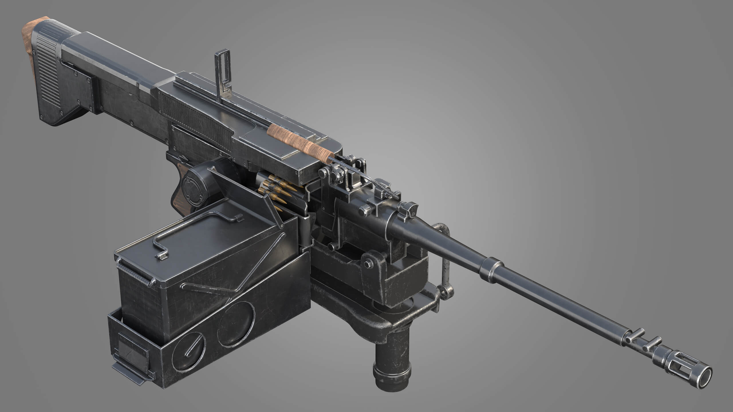 Machine Gun Props Daz Content
