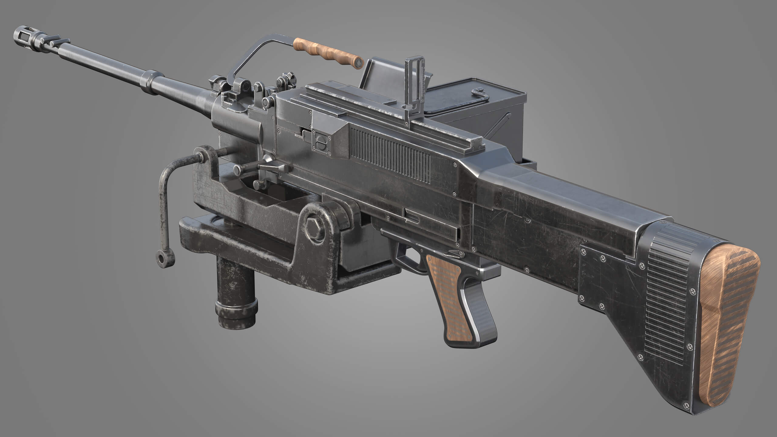 Machine Gun Props Daz Content