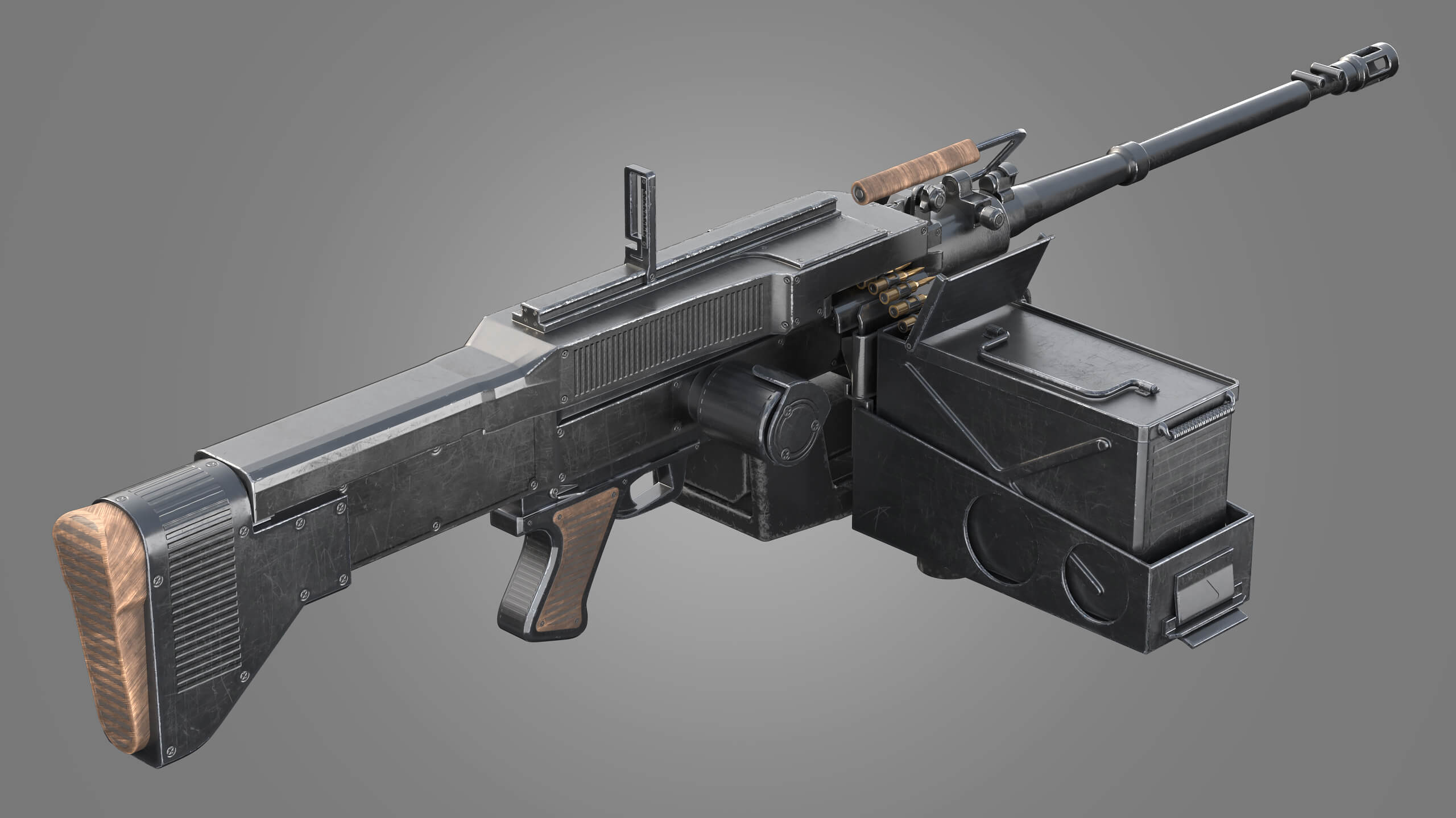 Machine Gun Props Daz Content