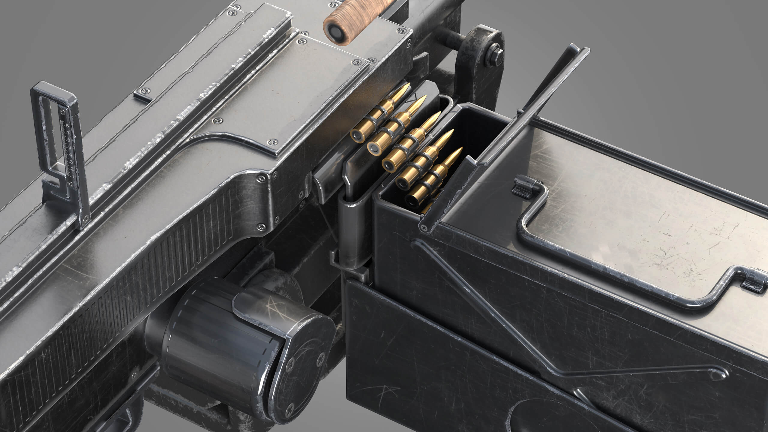 Machine Gun Props Daz Content